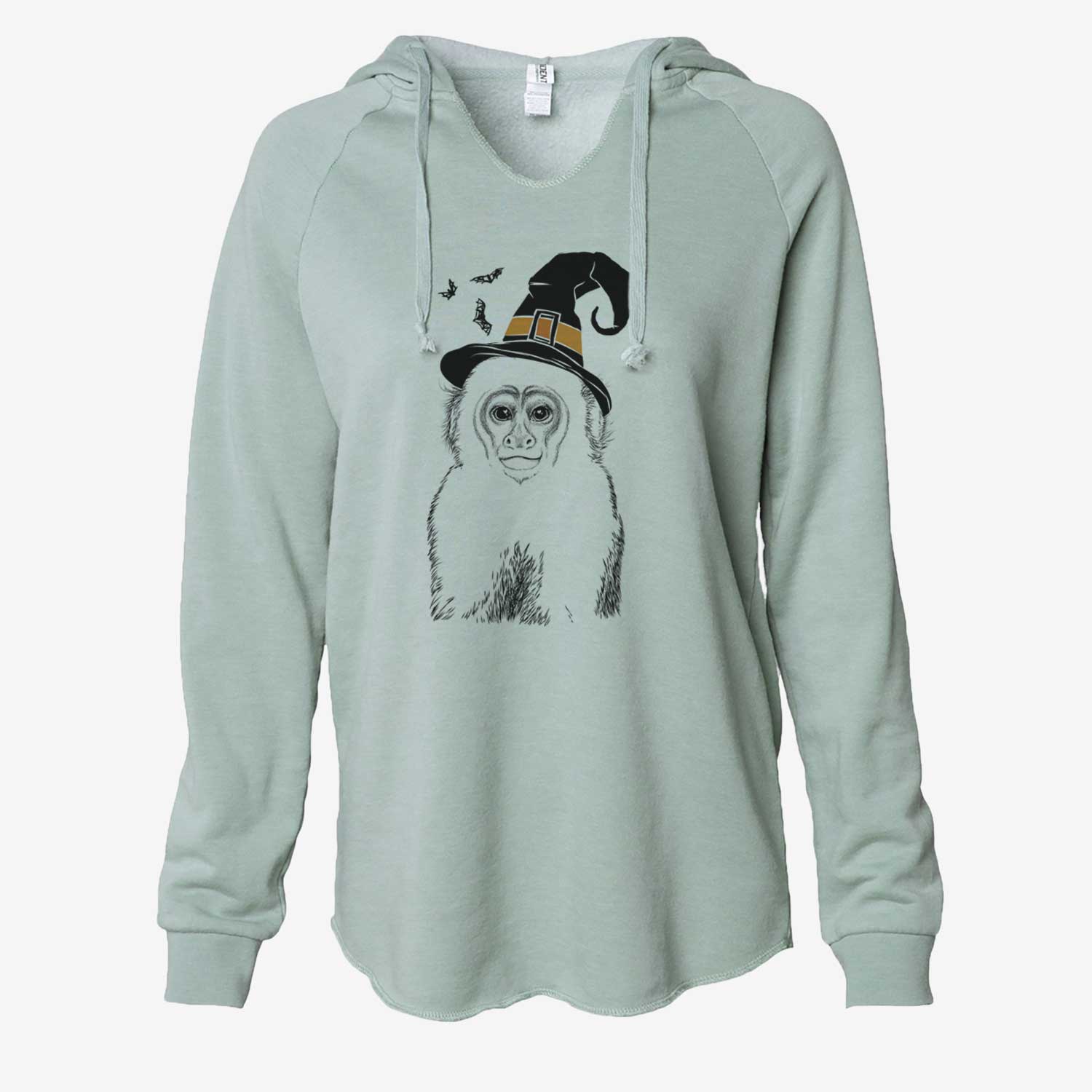 Witch Marcel the Capuchin Monkey - Cali Wave Hooded Sweatshirt