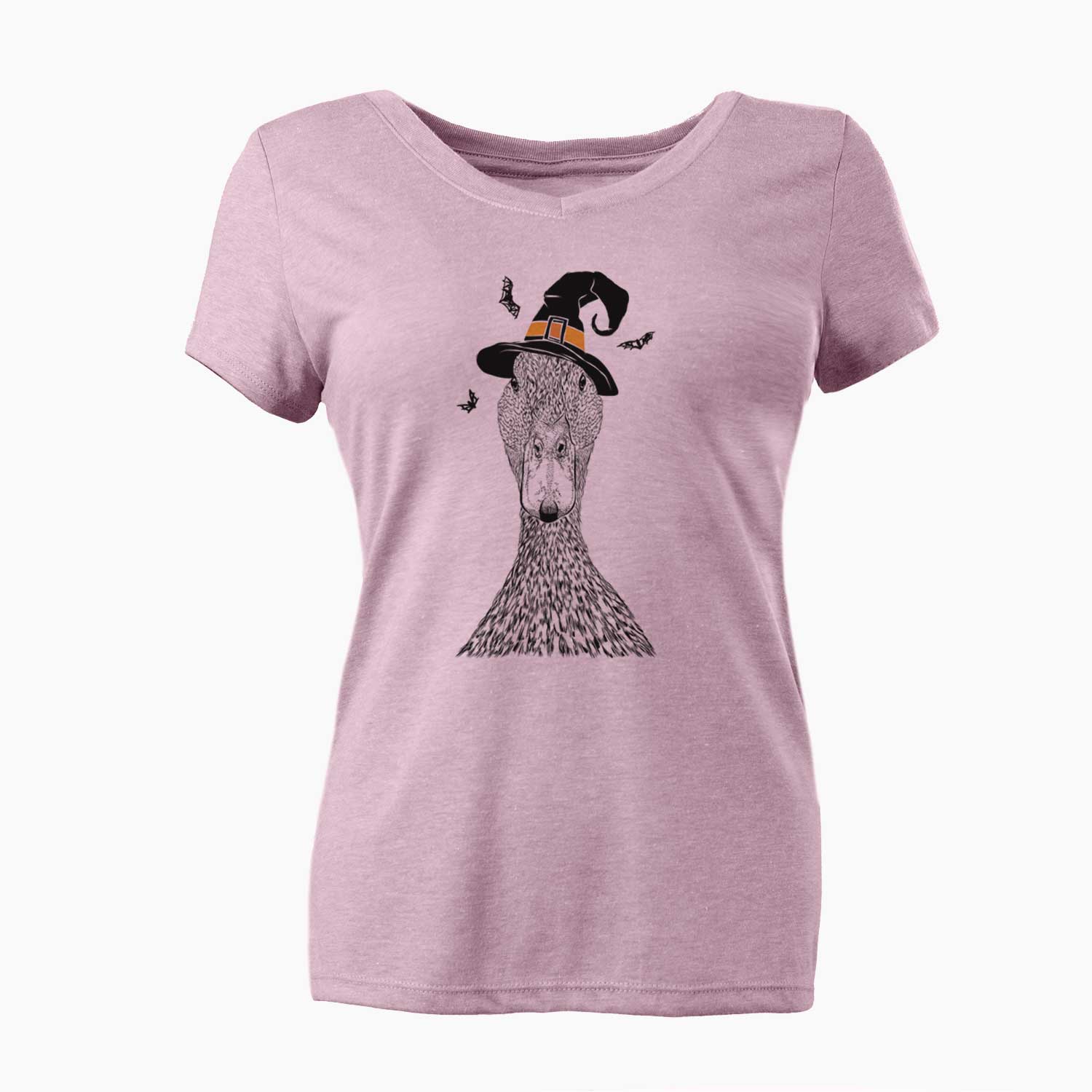 Witch Marge the Mallard Duck - Women's V-neck Shirt