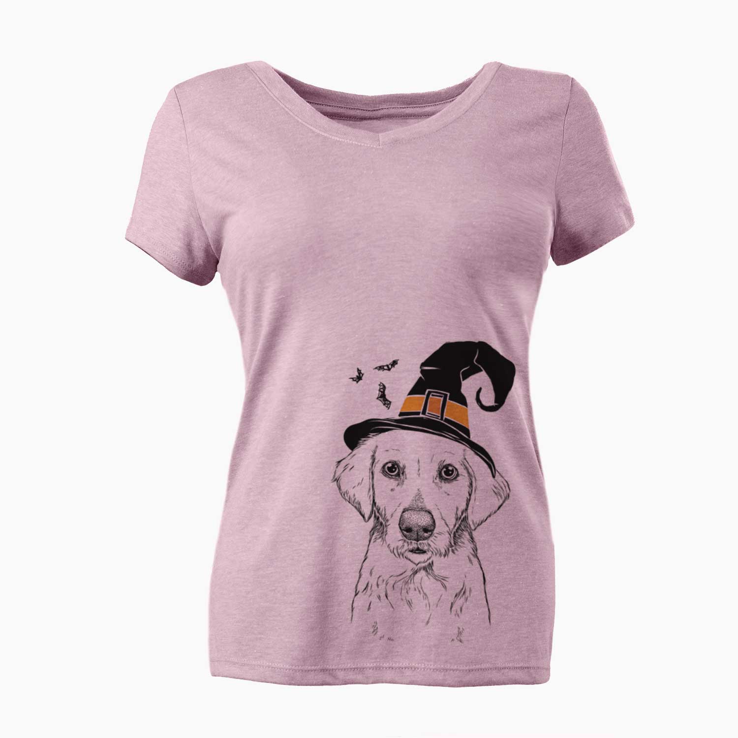 Witch Marley Sue the Labradoodle - Women's V-neck Shirt