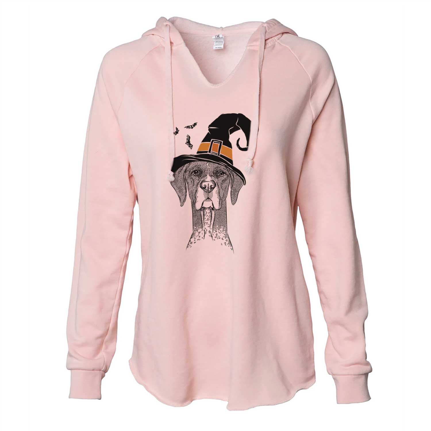 Witch Mattis the German Shorthaired Pointer - Cali Wave Hooded Sweatshirt