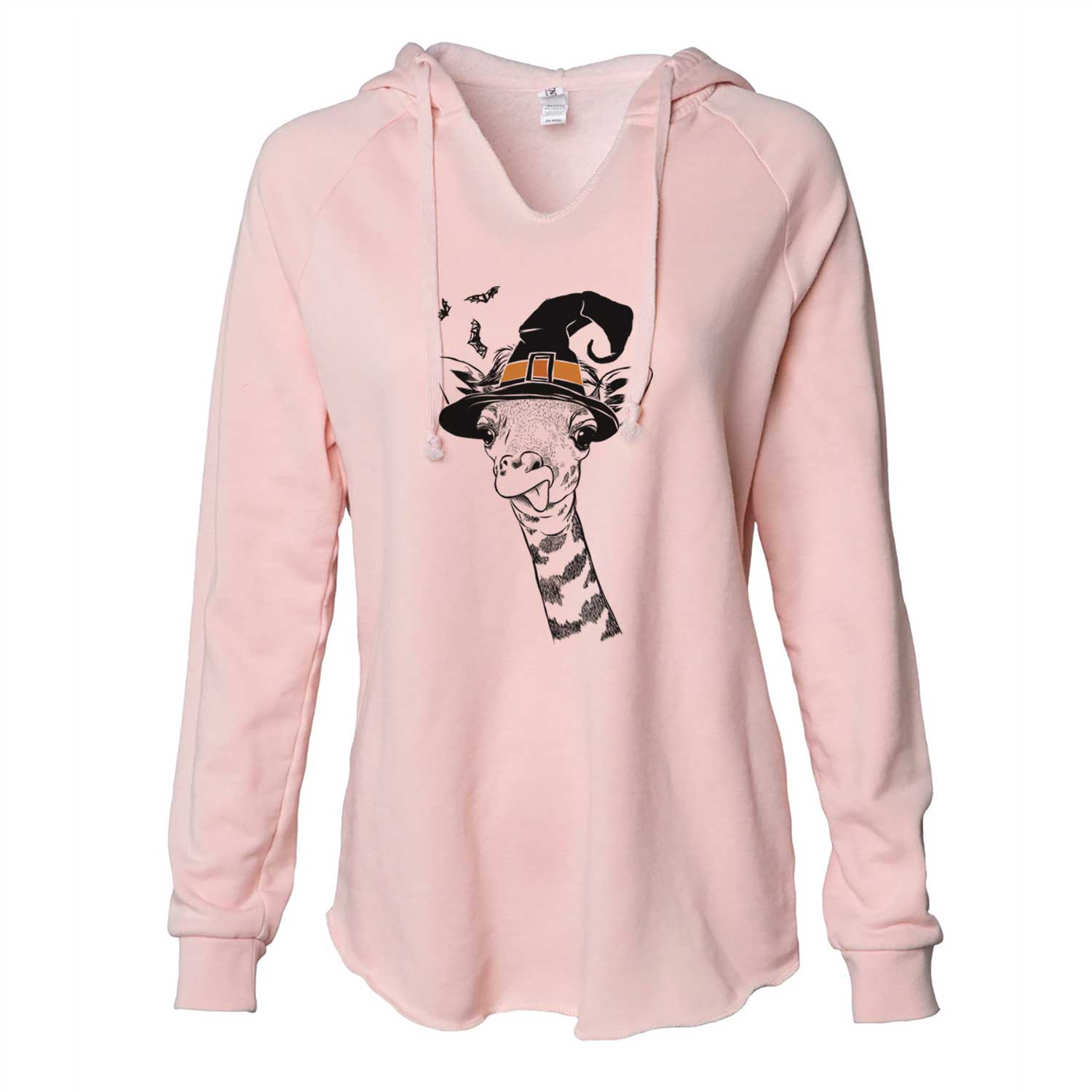 Witch Mel the Baby Giraffe - Cali Wave Hooded Sweatshirt