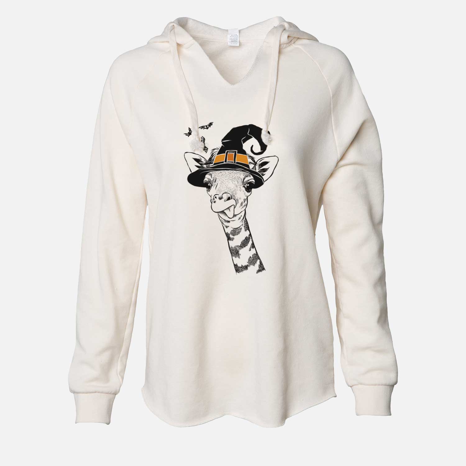Witch Mel the Baby Giraffe - Cali Wave Hooded Sweatshirt