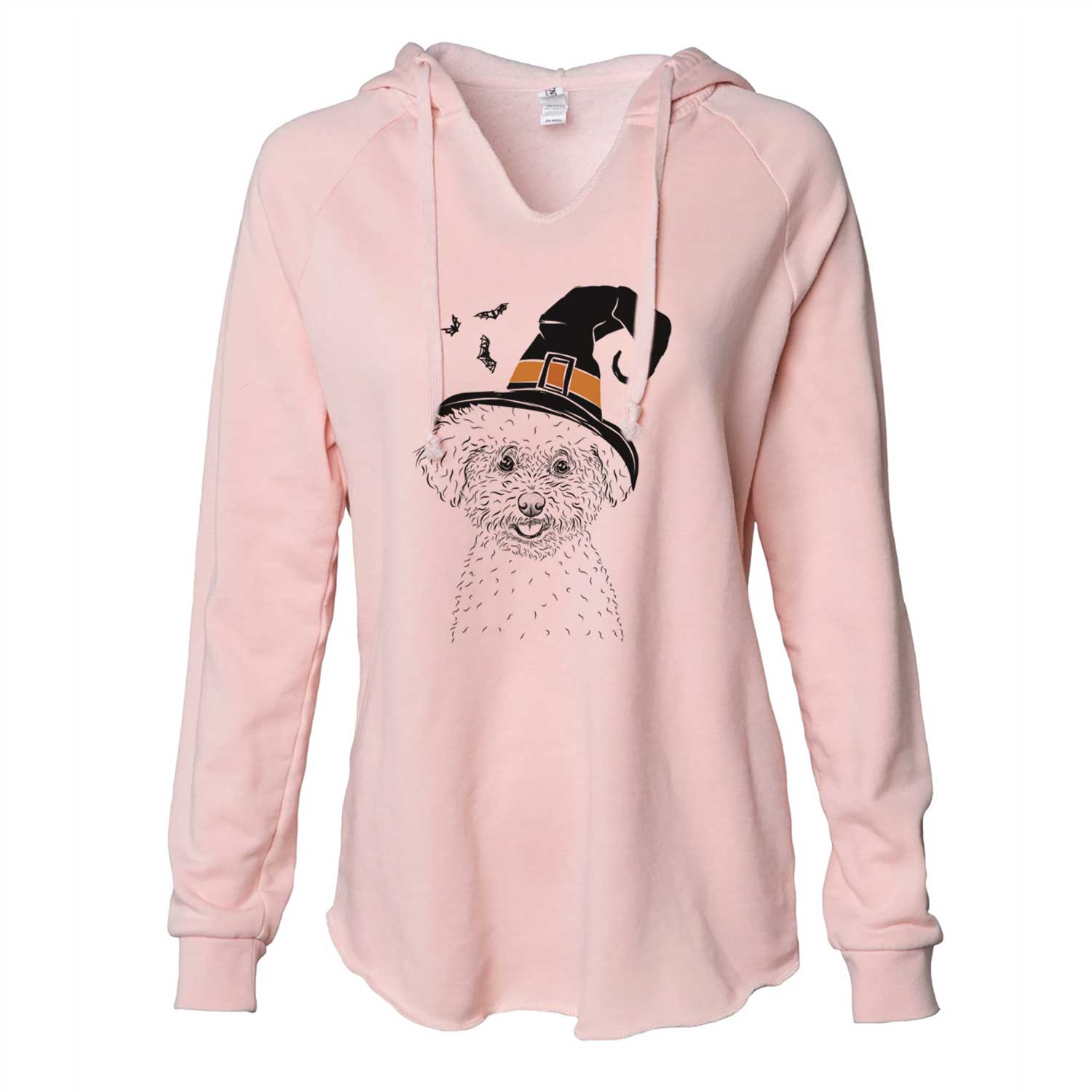 Witch Mickey the Bichon Frise - Cali Wave Hooded Sweatshirt