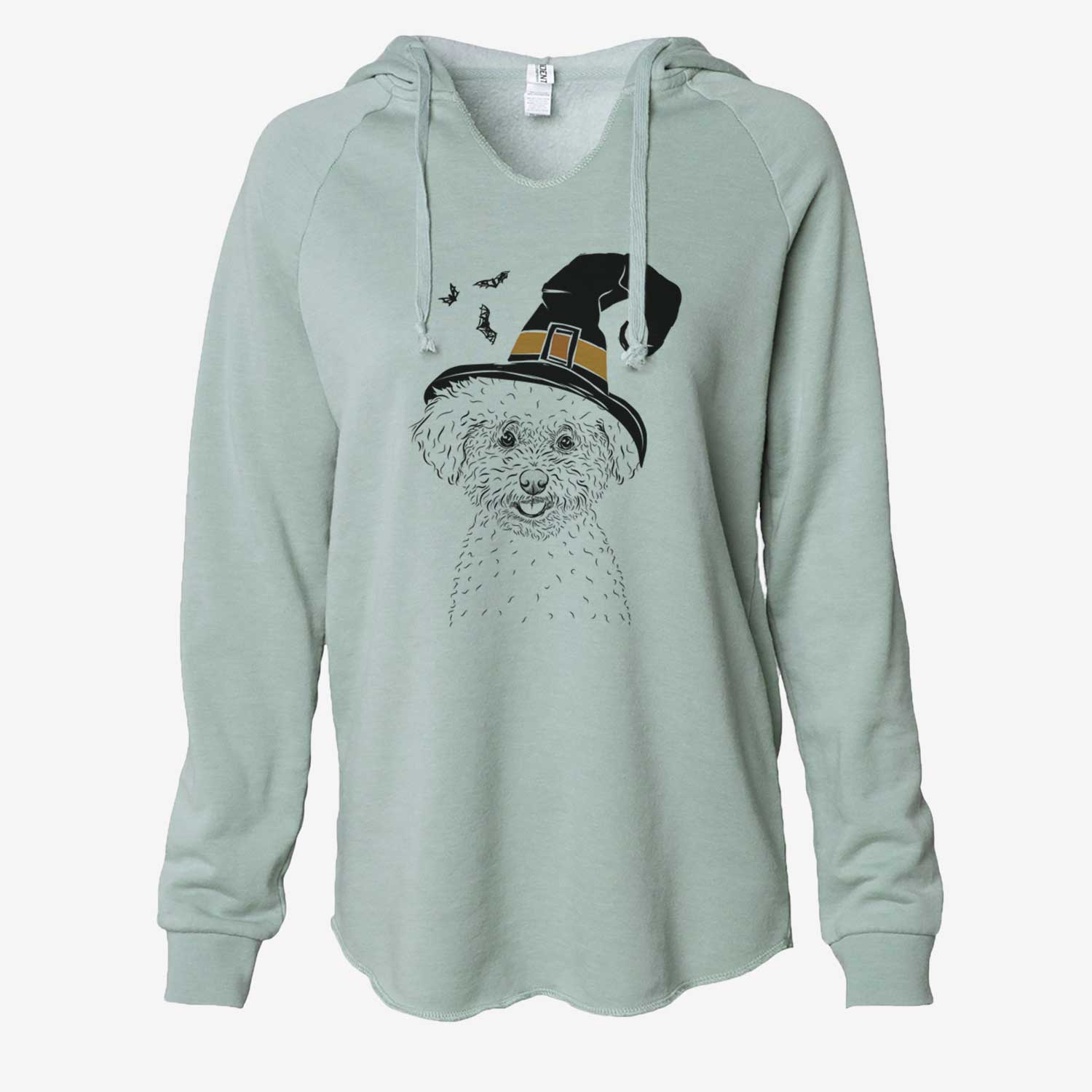 Witch Mickey the Bichon Frise - Cali Wave Hooded Sweatshirt