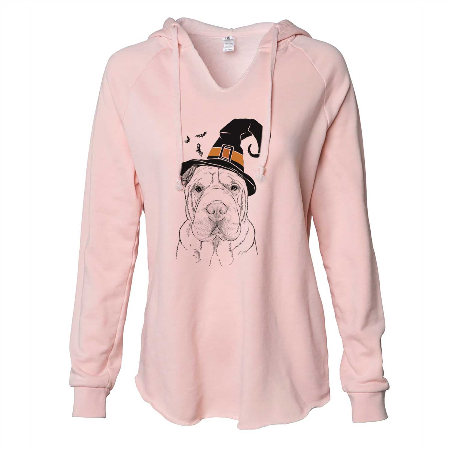 Witch Moomers the Shar Pei - Cali Wave Hooded Sweatshirt