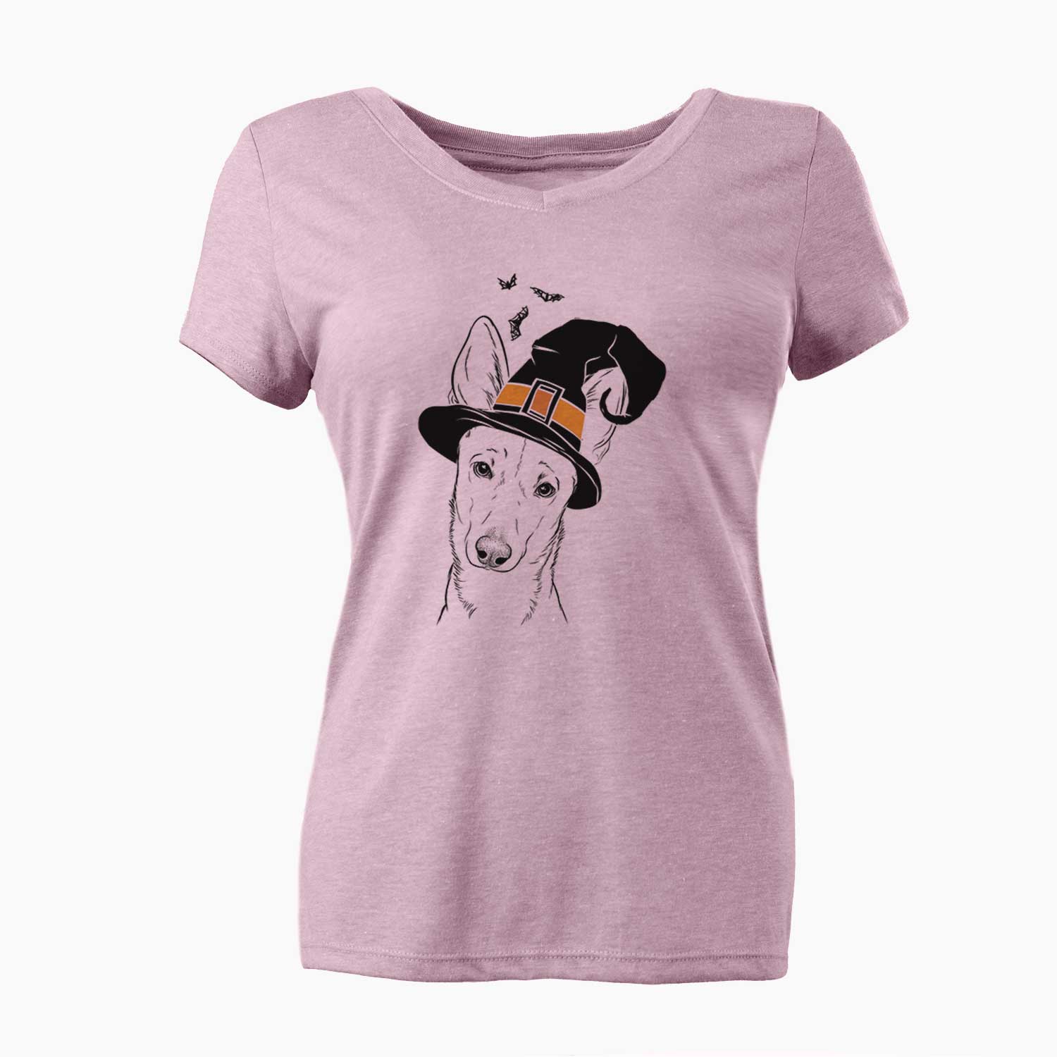 Witch Nala the Carolina Dog - Women's V-neck Shirt