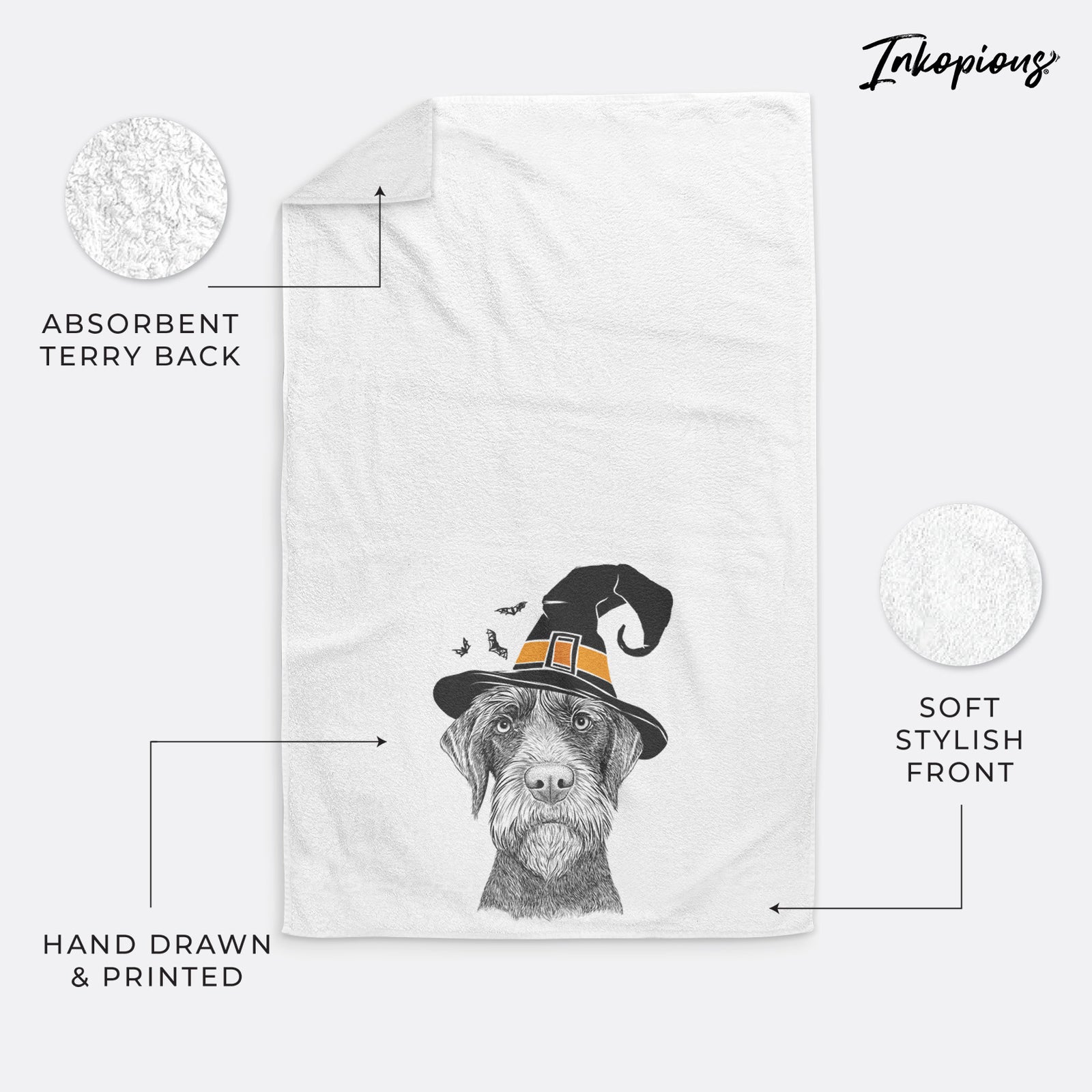 Oakley the Pudelpointer Decorative Hand Towel