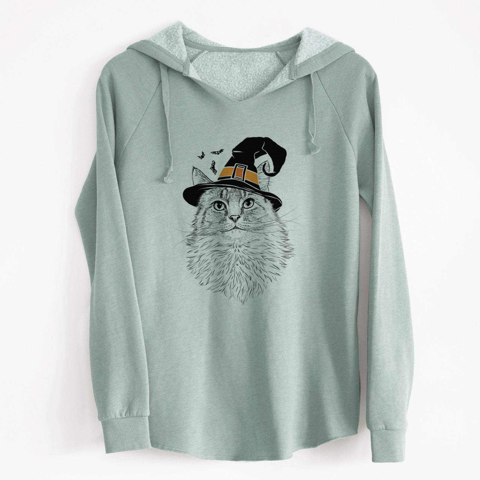 Witch Olive the Cat - Cali Wave Hooded Sweatshirt