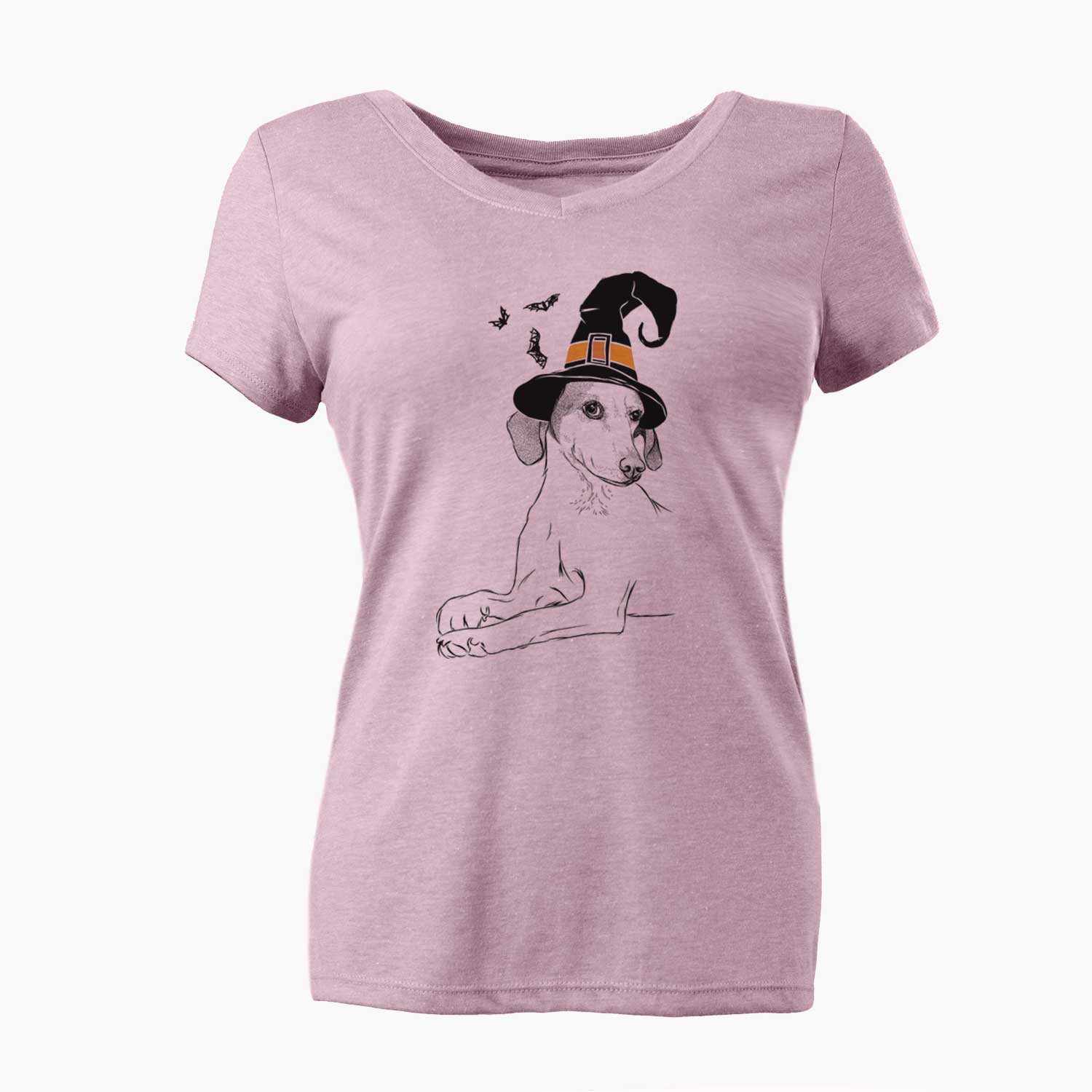 Witch Opie the Foxhound - Women's V-neck Shirt