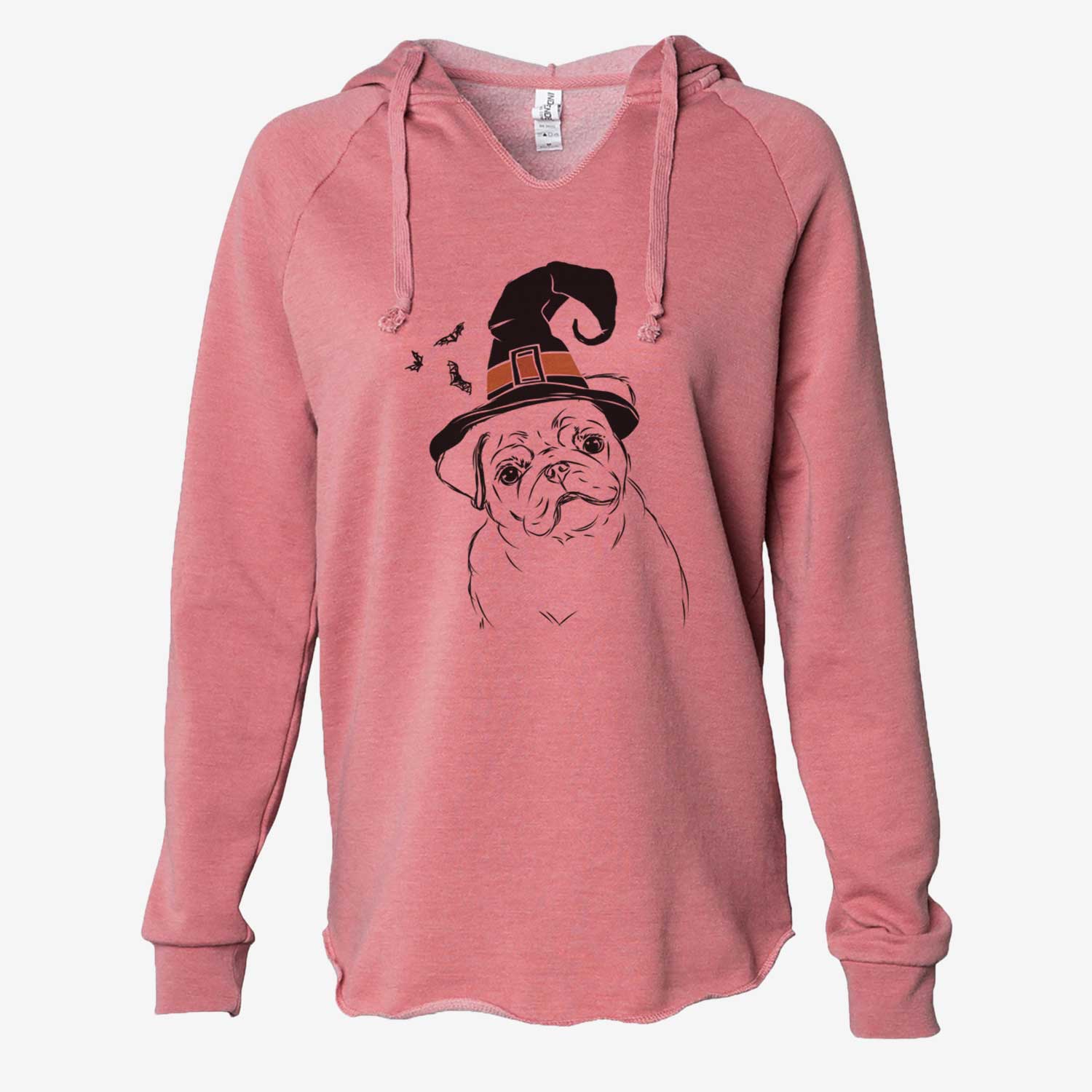 Witch Otis the Pug - Cali Wave Hooded Sweatshirt