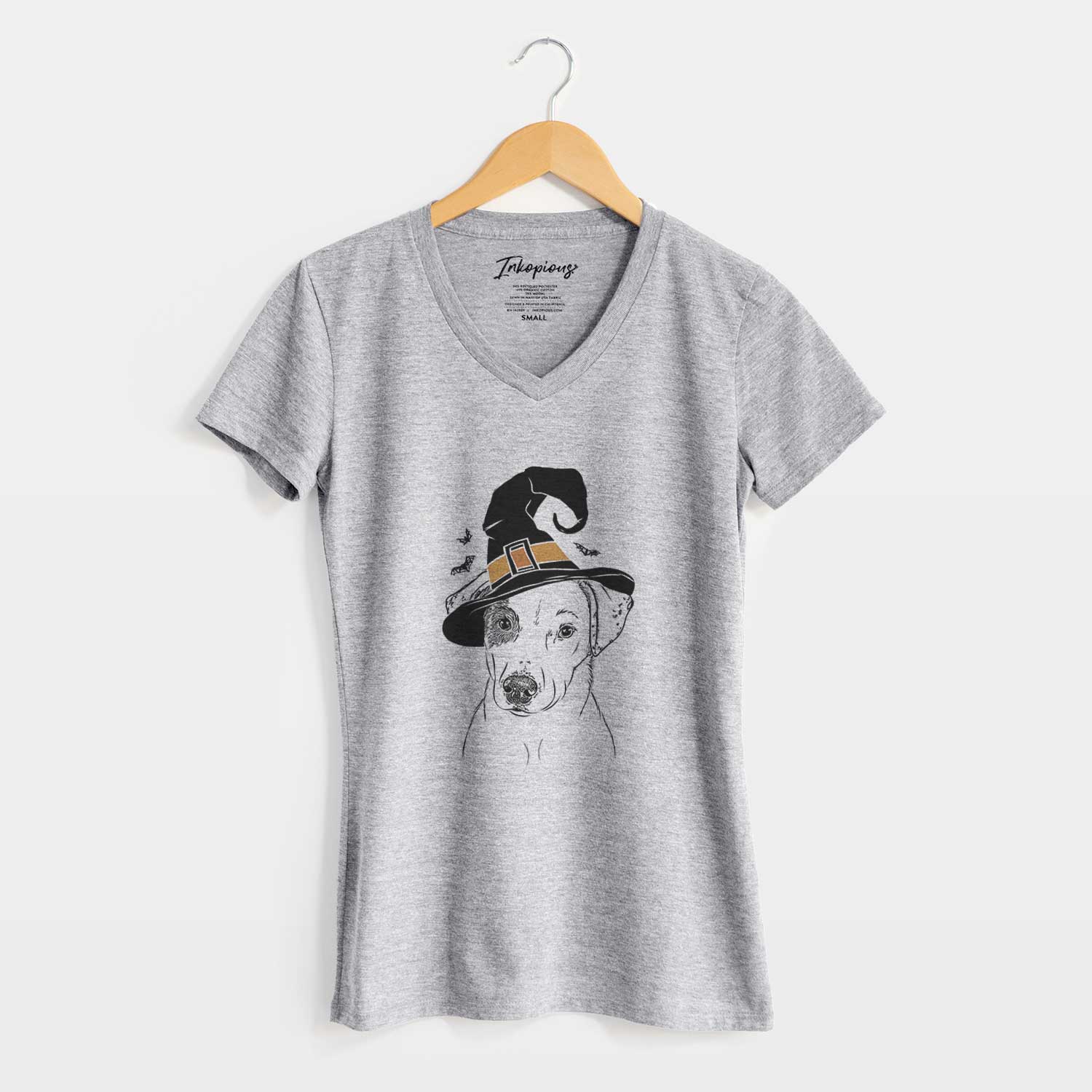 Witch P-Pie the Mixed Breed - Women's V-neck Shirt