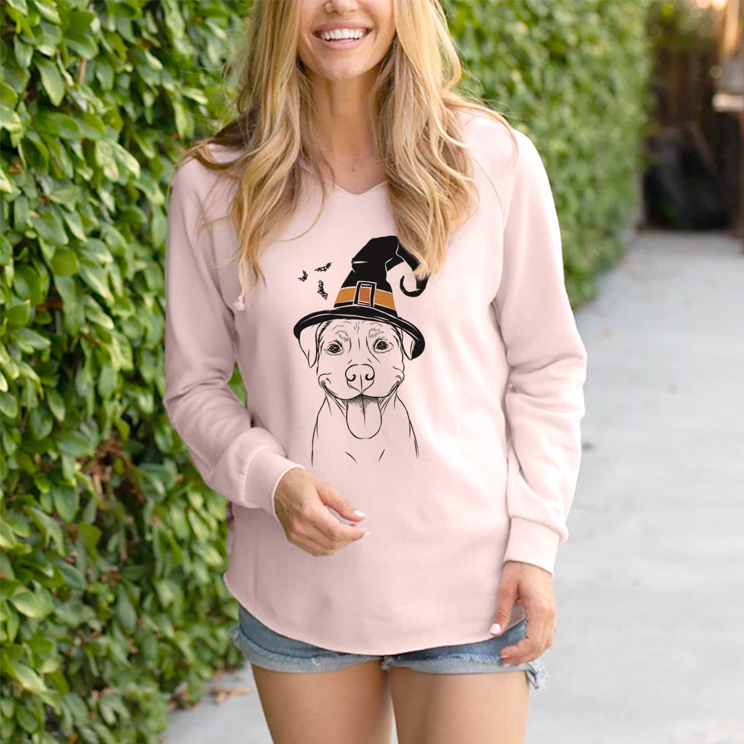 Witch Parker the Pitbull - Cali Wave Hooded Sweatshirt