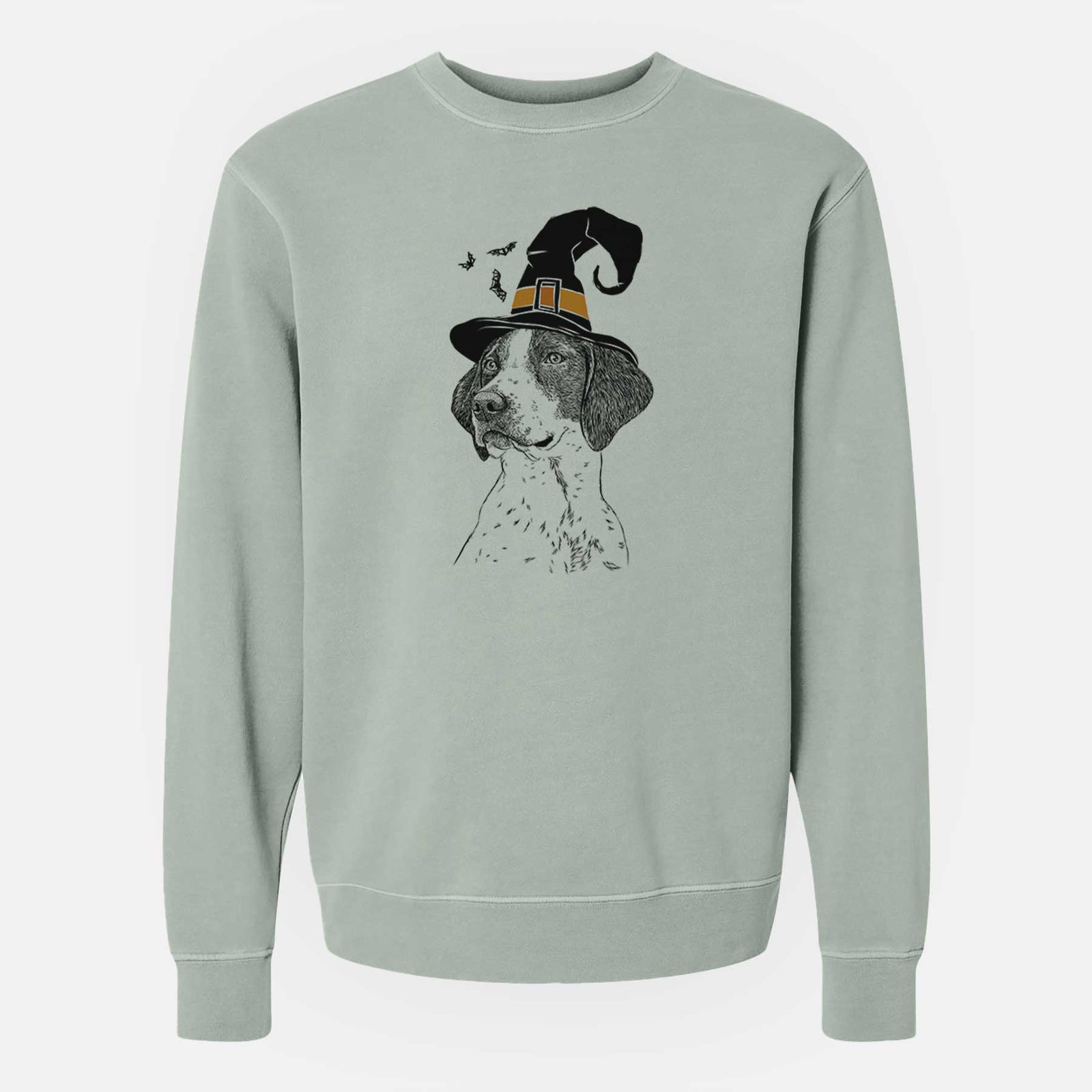 Witch Payton the Mixed Breed - Unisex Pigment Dyed Crew Sweatshirt