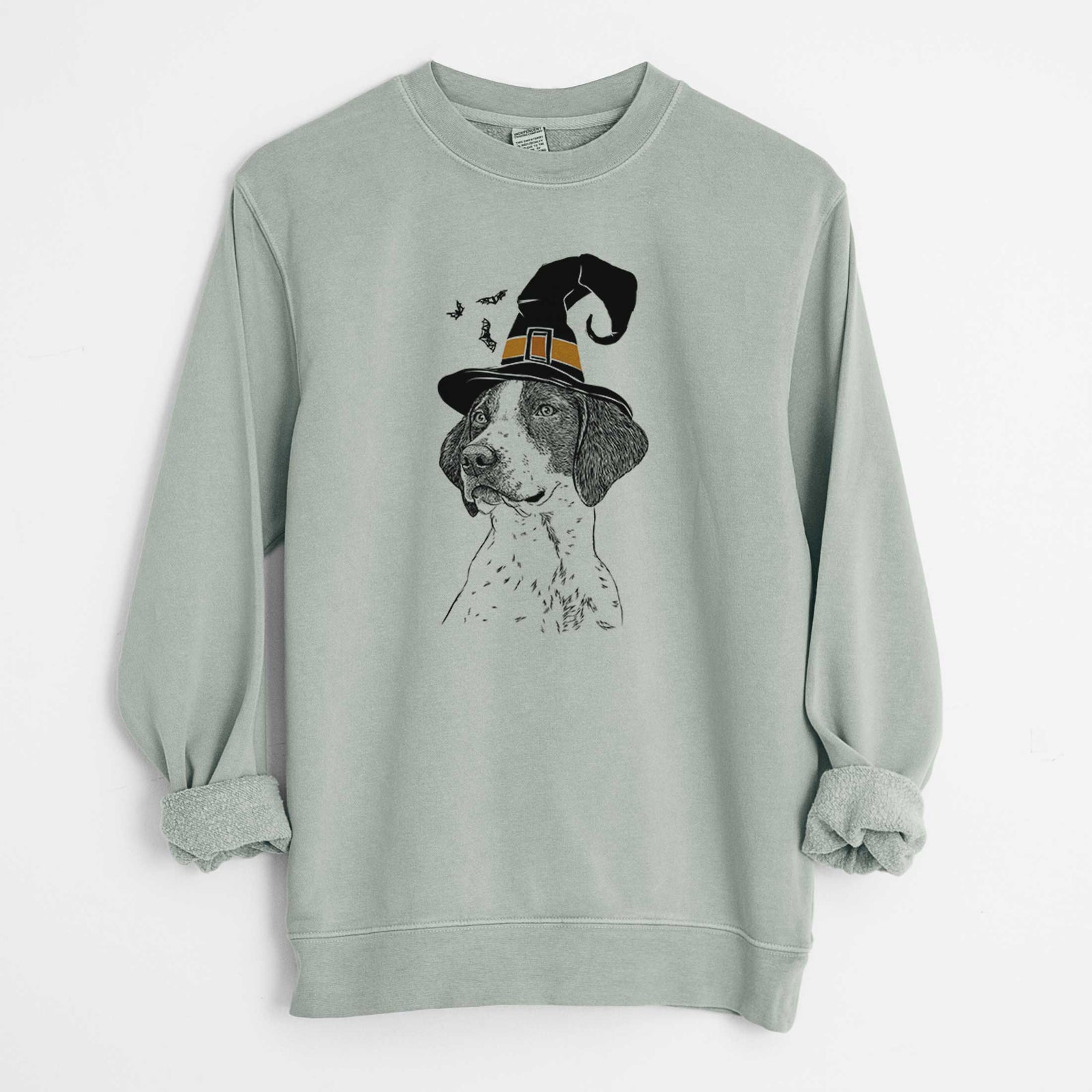 Witch Payton the Mixed Breed - Unisex Pigment Dyed Crew Sweatshirt