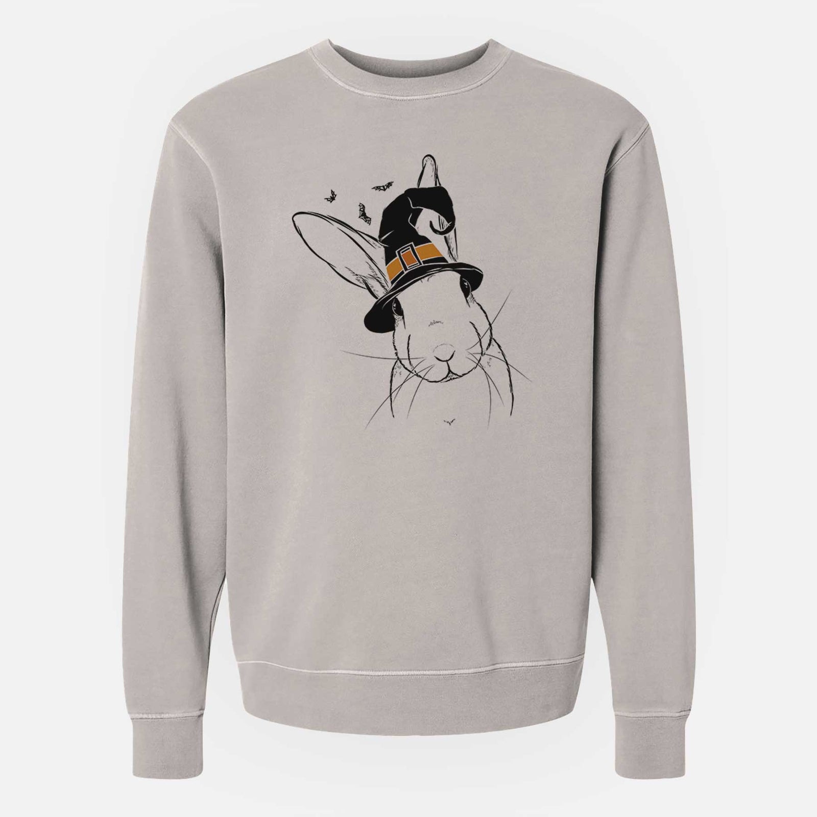 Witch Penny the Belgian Hare - Unisex Pigment Dyed Crew Sweatshirt