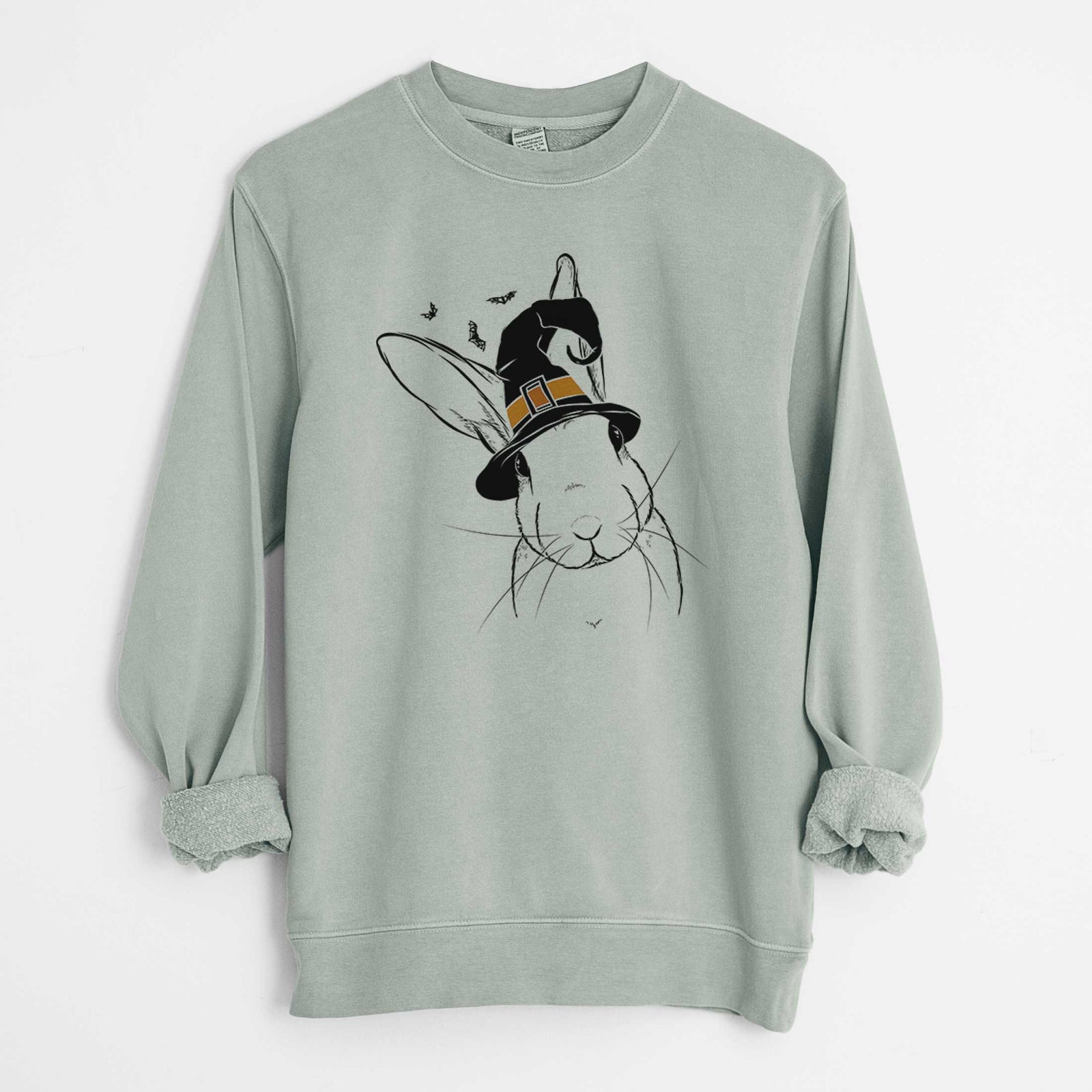 Witch Penny the Belgian Hare - Unisex Pigment Dyed Crew Sweatshirt