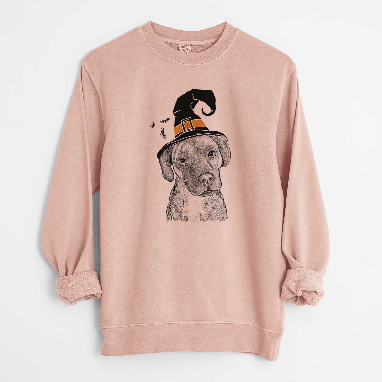 Witch Peyton Manning the Beagle Bulldog Mix - Unisex Pigment Dyed Crew Sweatshirt