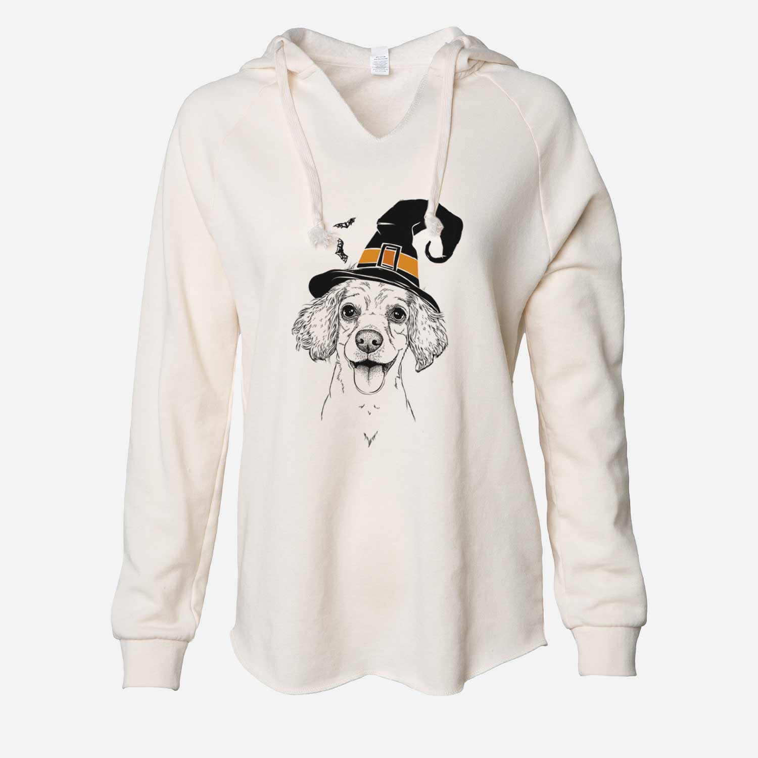 Witch Piglet the Dachshund Mix - Cali Wave Hooded Sweatshirt