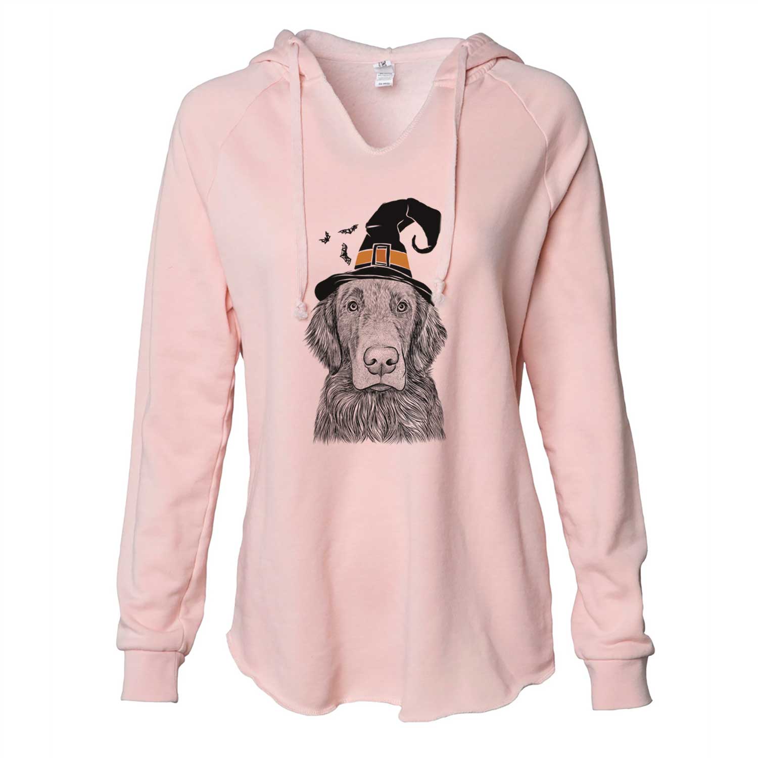 Witch Pippin the Flat Coated Retriever - Cali Wave Hooded Sweatshirt