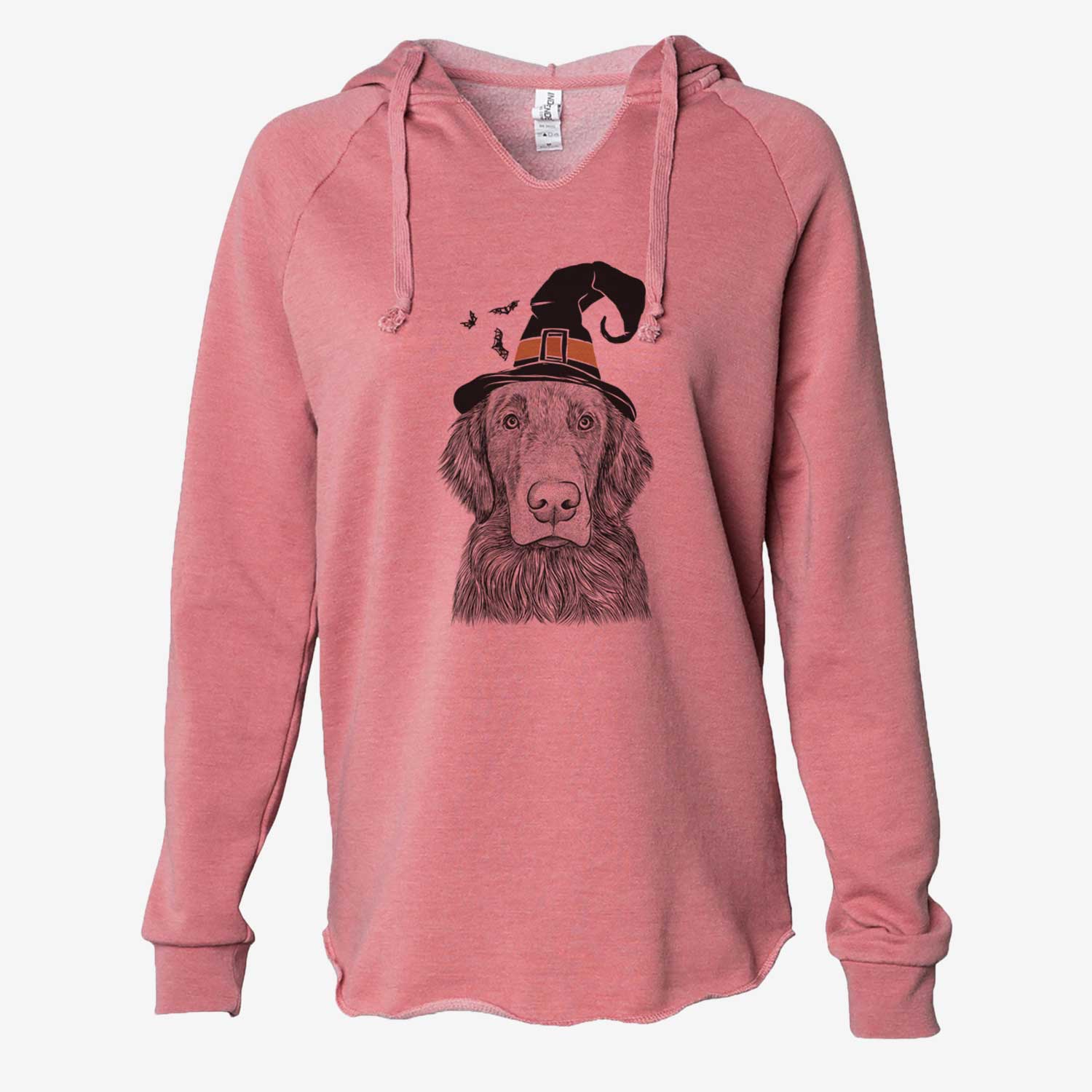 Witch Pippin the Flat Coated Retriever - Cali Wave Hooded Sweatshirt
