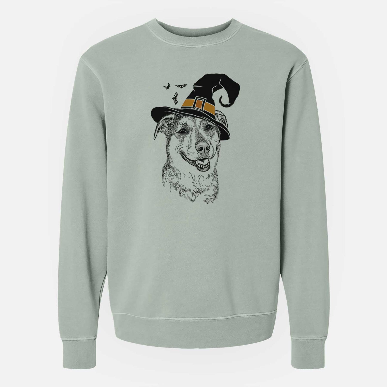 Witch Pippin the Shepherd Mix - Unisex Pigment Dyed Crew Sweatshirt