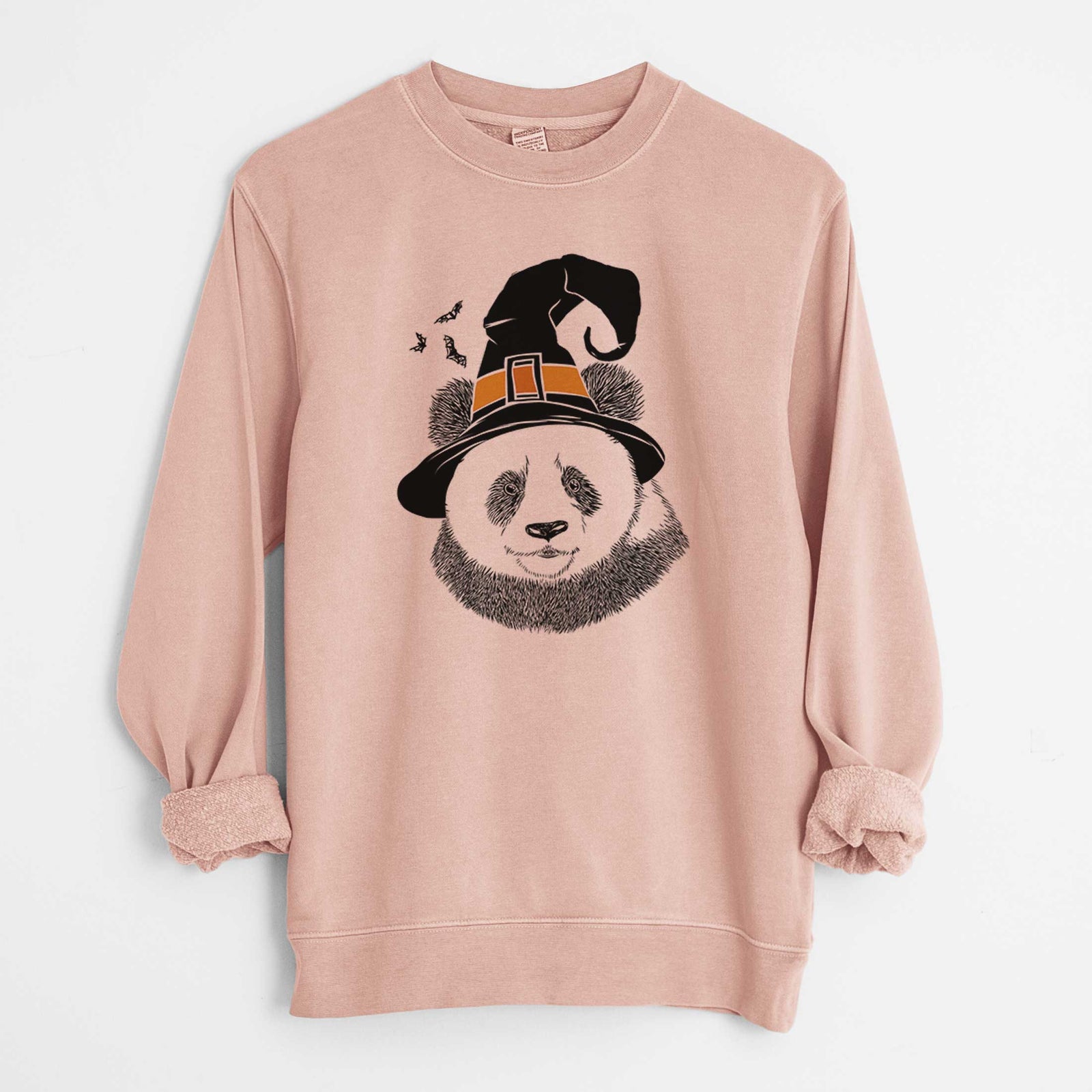 Witch Po the Panda - Unisex Pigment Dyed Crew Sweatshirt