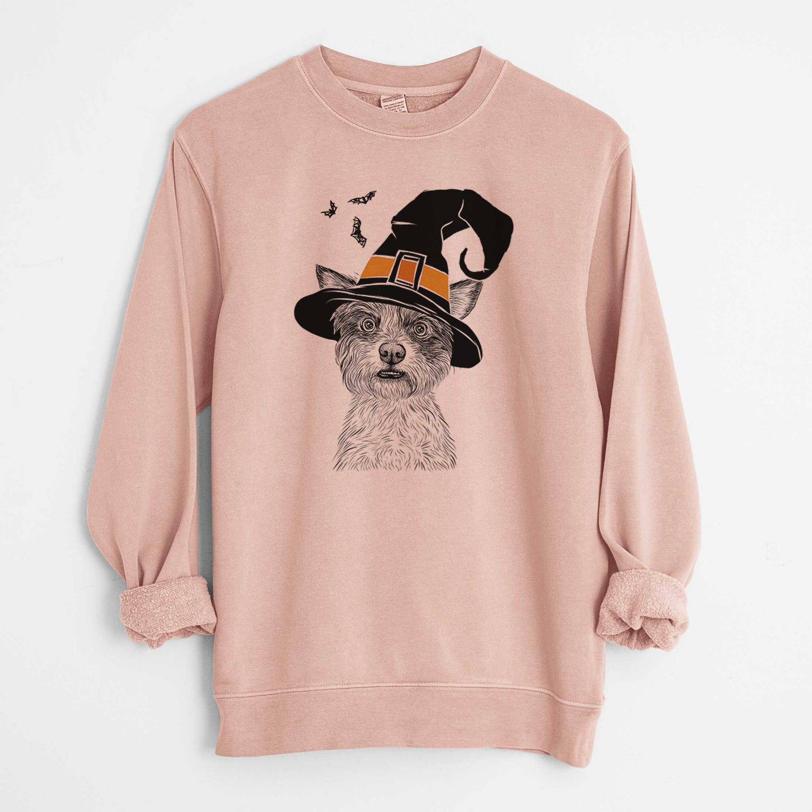 Witch Quigley the Mixed Breed - Unisex Pigment Dyed Crew Sweatshirt