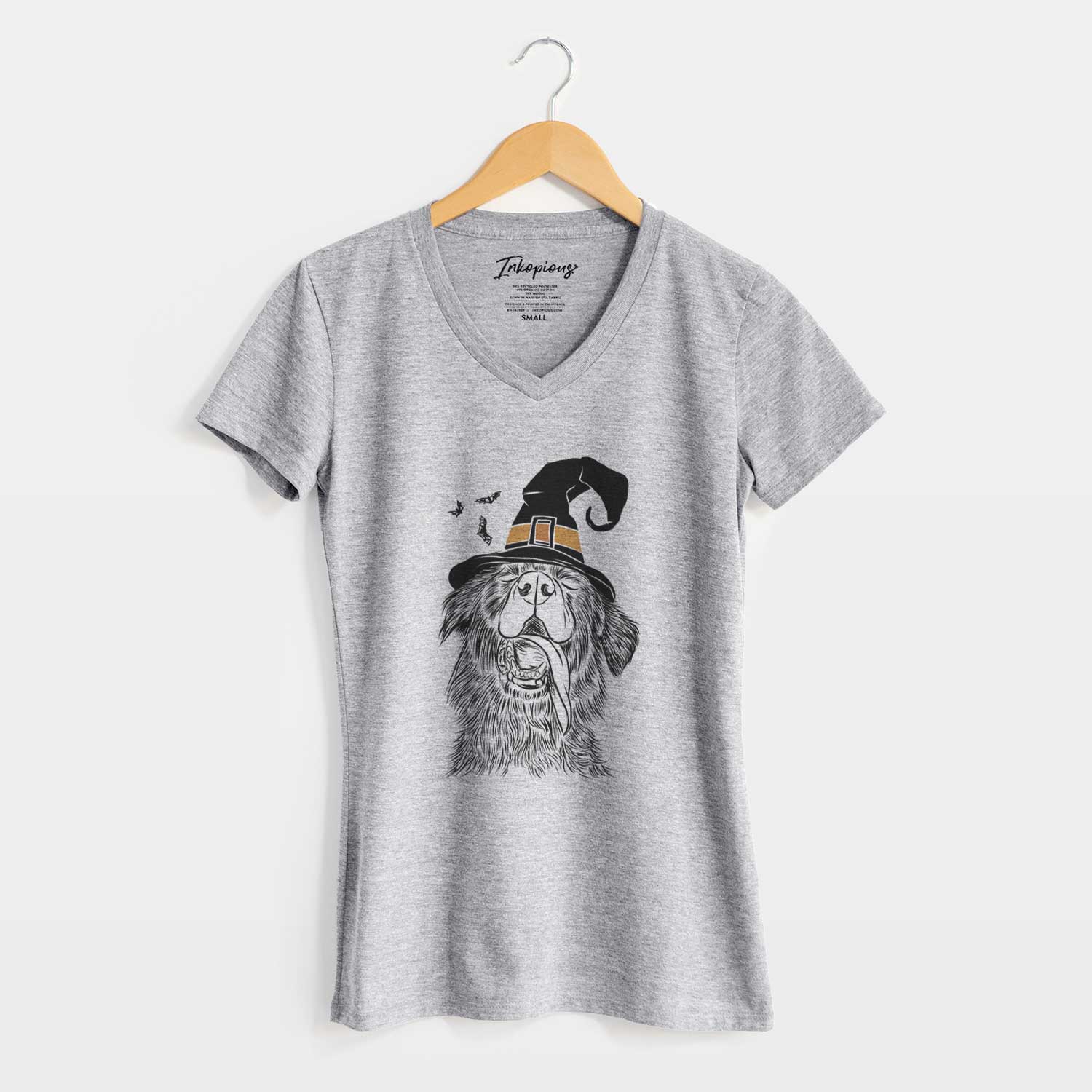 Witch Quint the Mixed Breed - Women's V-neck Shirt