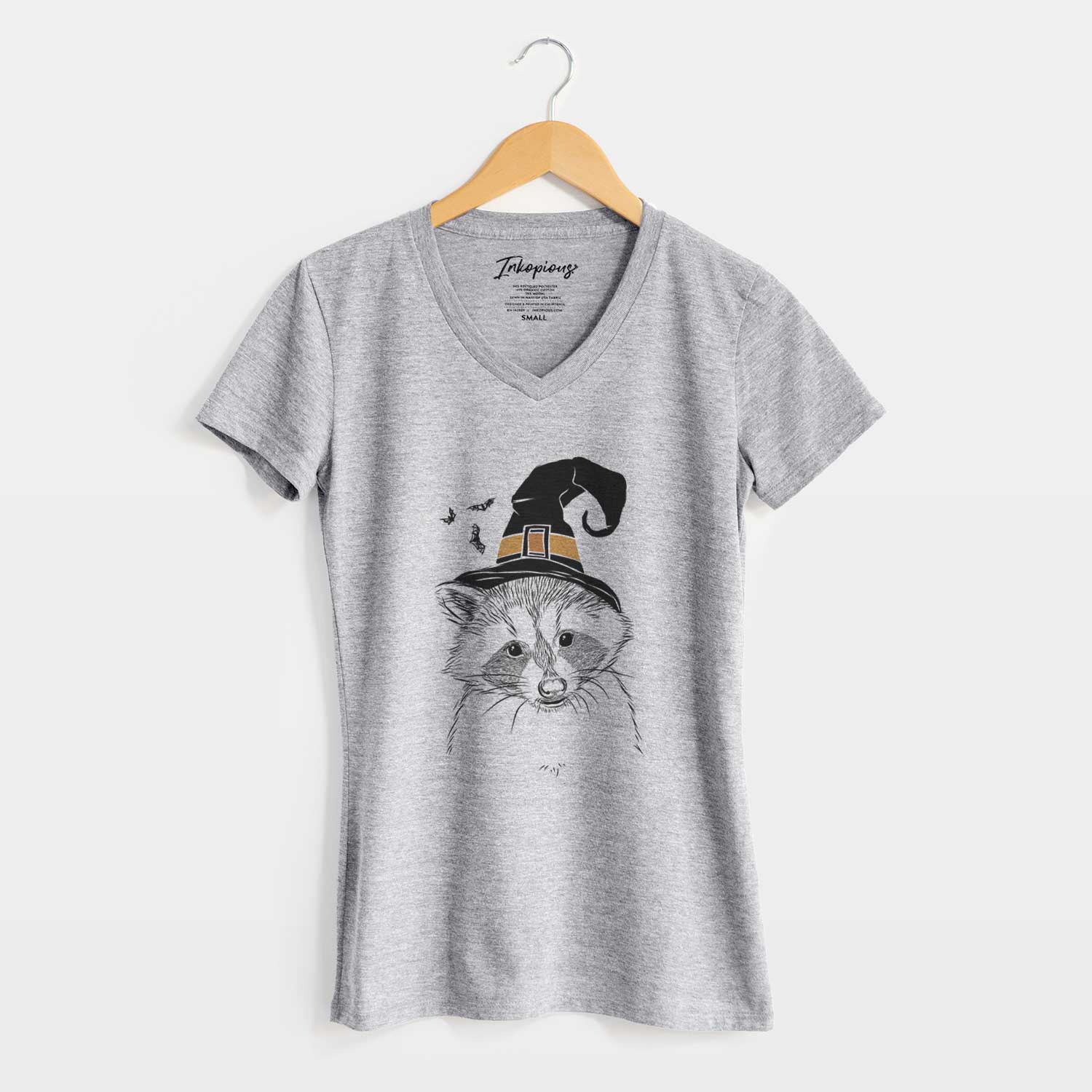 Witch Randy the Raccoon - Women's V-neck Shirt
