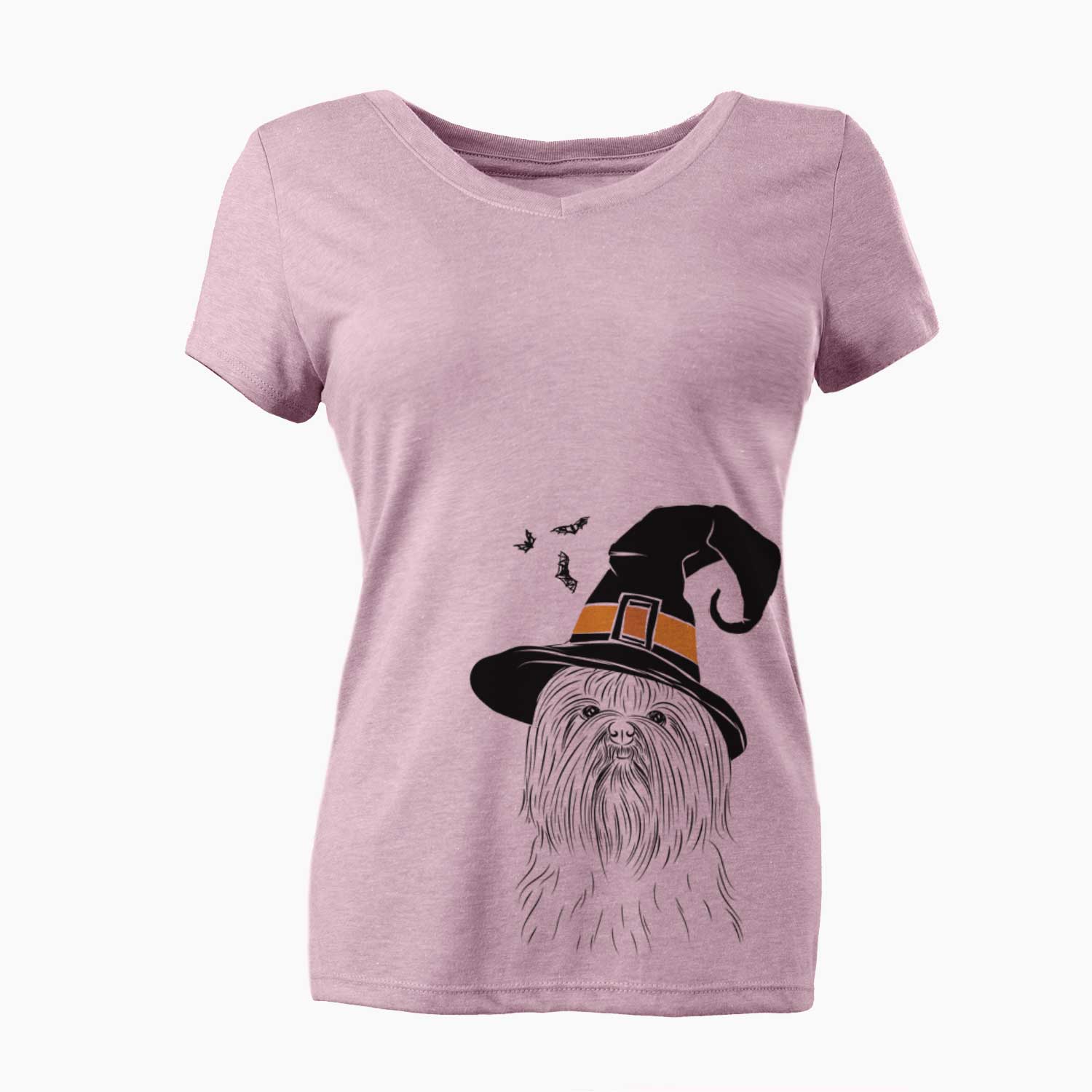 Witch Sabine the Shih Tzu - Women's V-neck Shirt