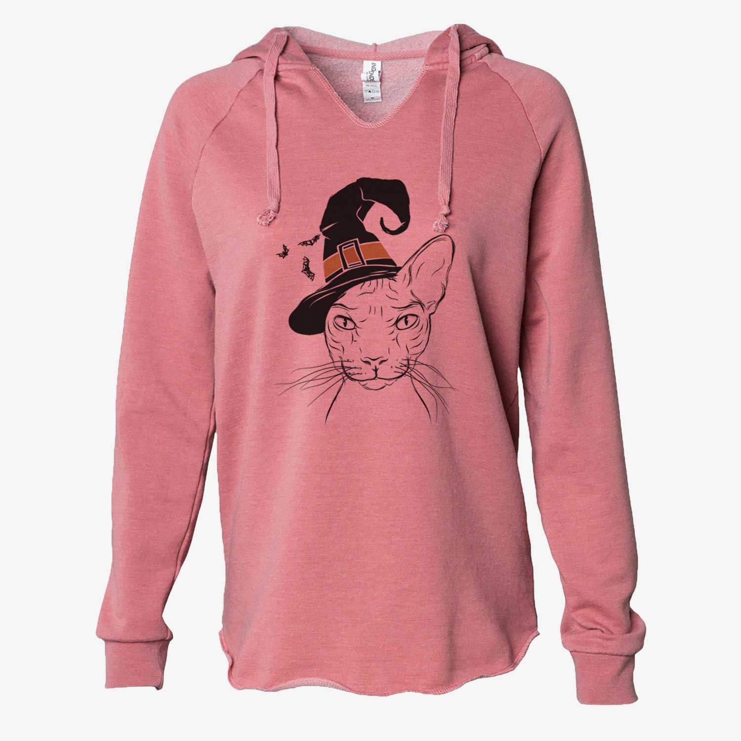 Witch Sammy the Spinx Cat - Cali Wave Hooded Sweatshirt