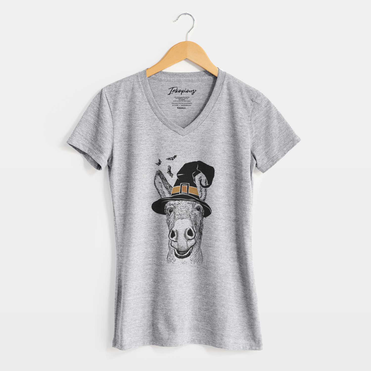 Witch Samule the Donkey - Women's V-neck Shirt