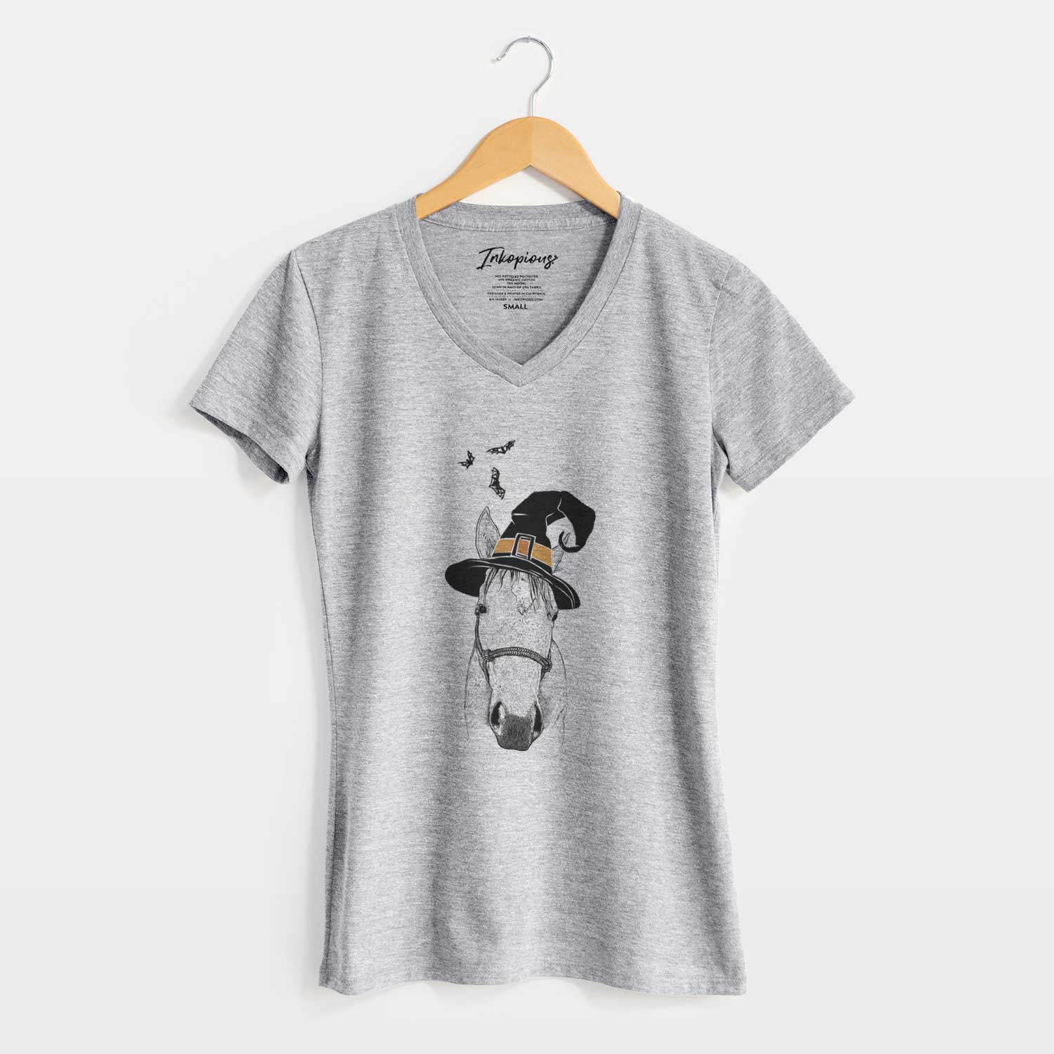 Witch SeaBee the Quarter Horse - Women's V-neck Shirt