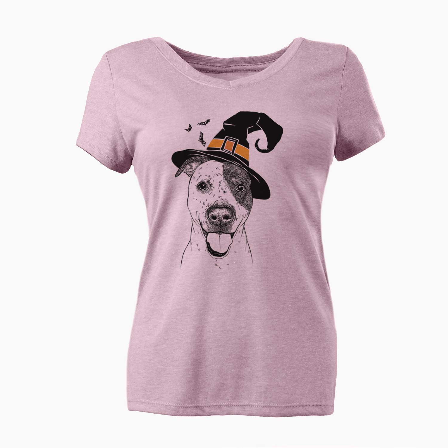 Witch Simon the Mixed Breed - Women's V-neck Shirt