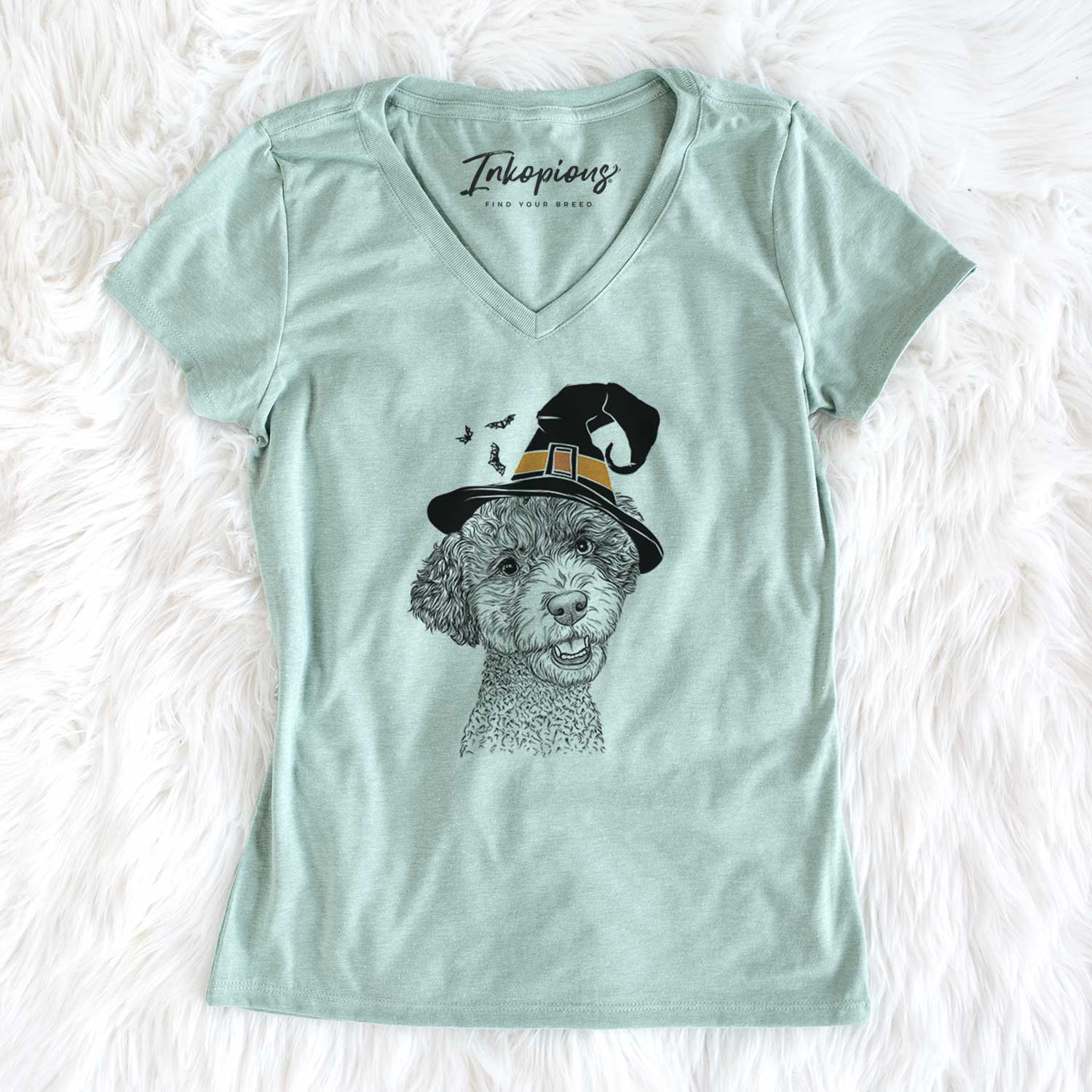 Witch Skipper the Twoodle - Women's V-neck Shirt