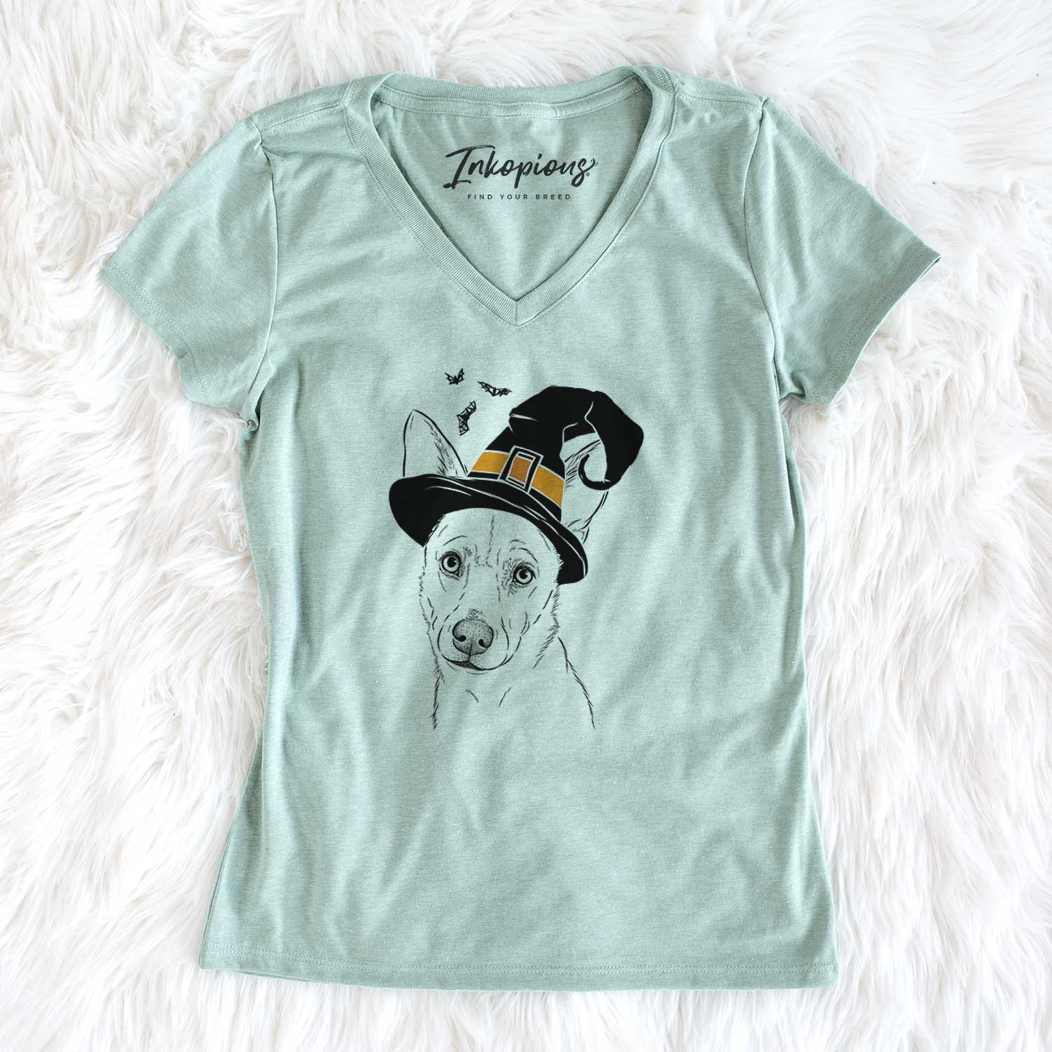 Witch Sooner the Huskimo - Women's V-neck Shirt