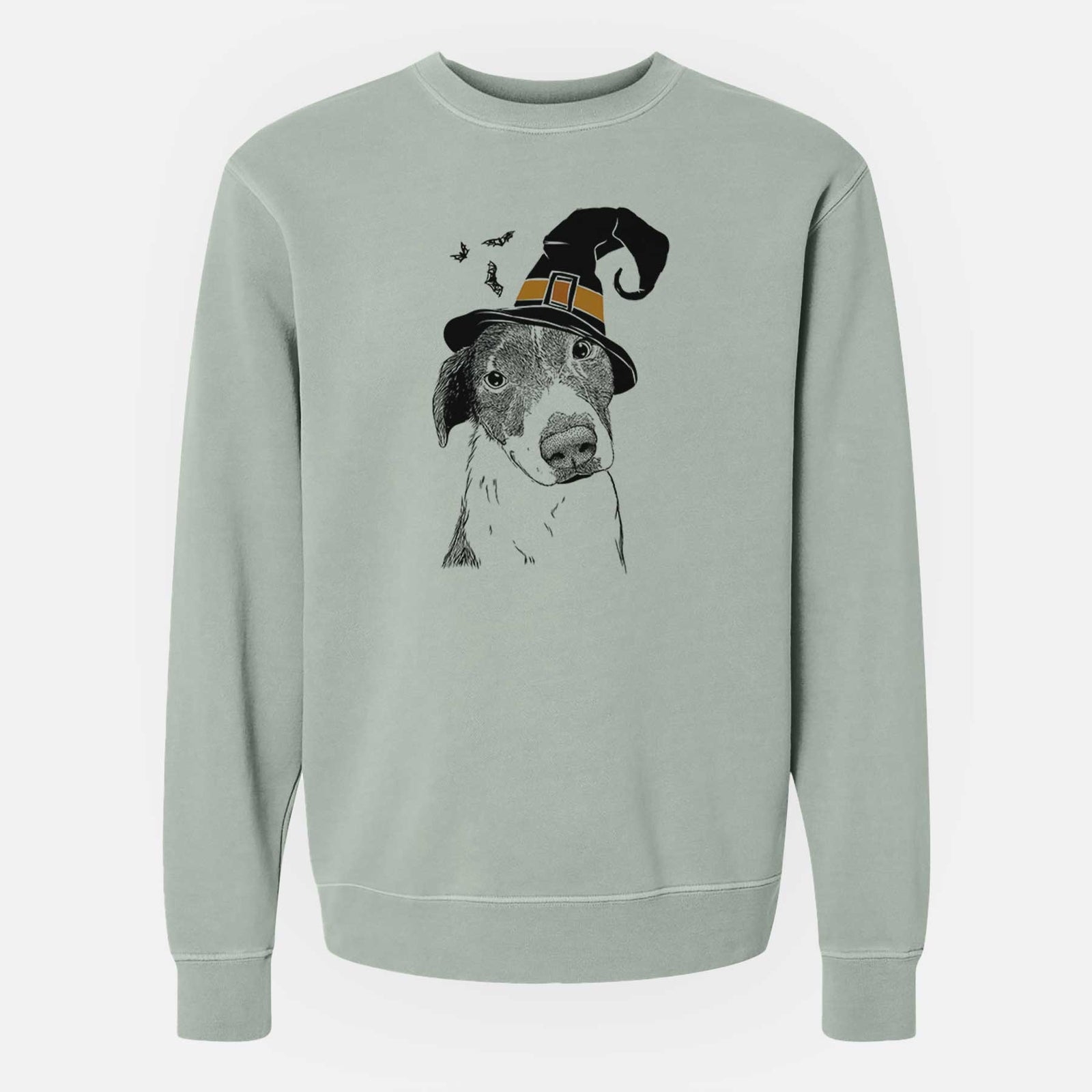 Witch Sophia the Mixed Breed - Unisex Pigment Dyed Crew Sweatshirt