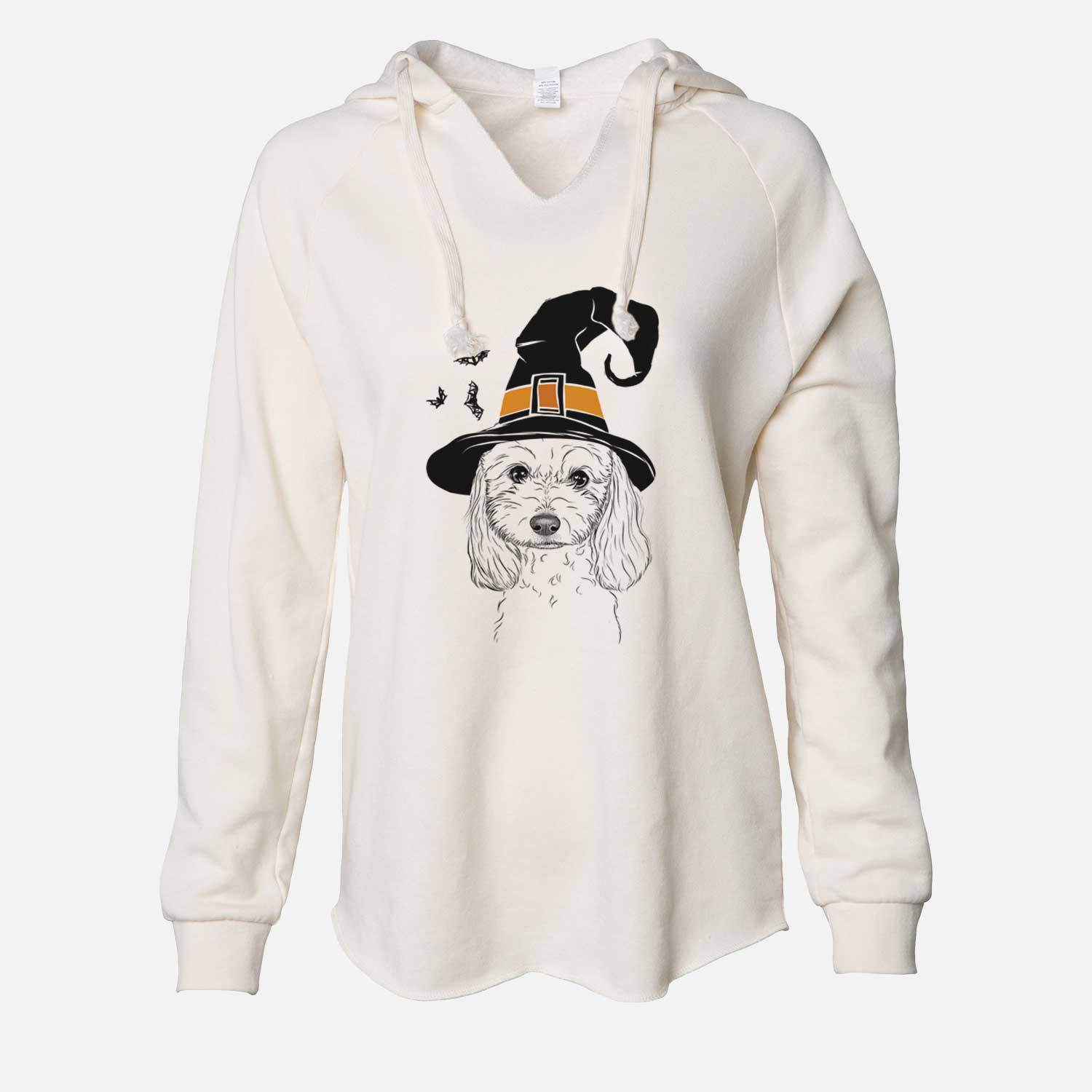 Witch Sophie the Coton de Tulear - Cali Wave Hooded Sweatshirt