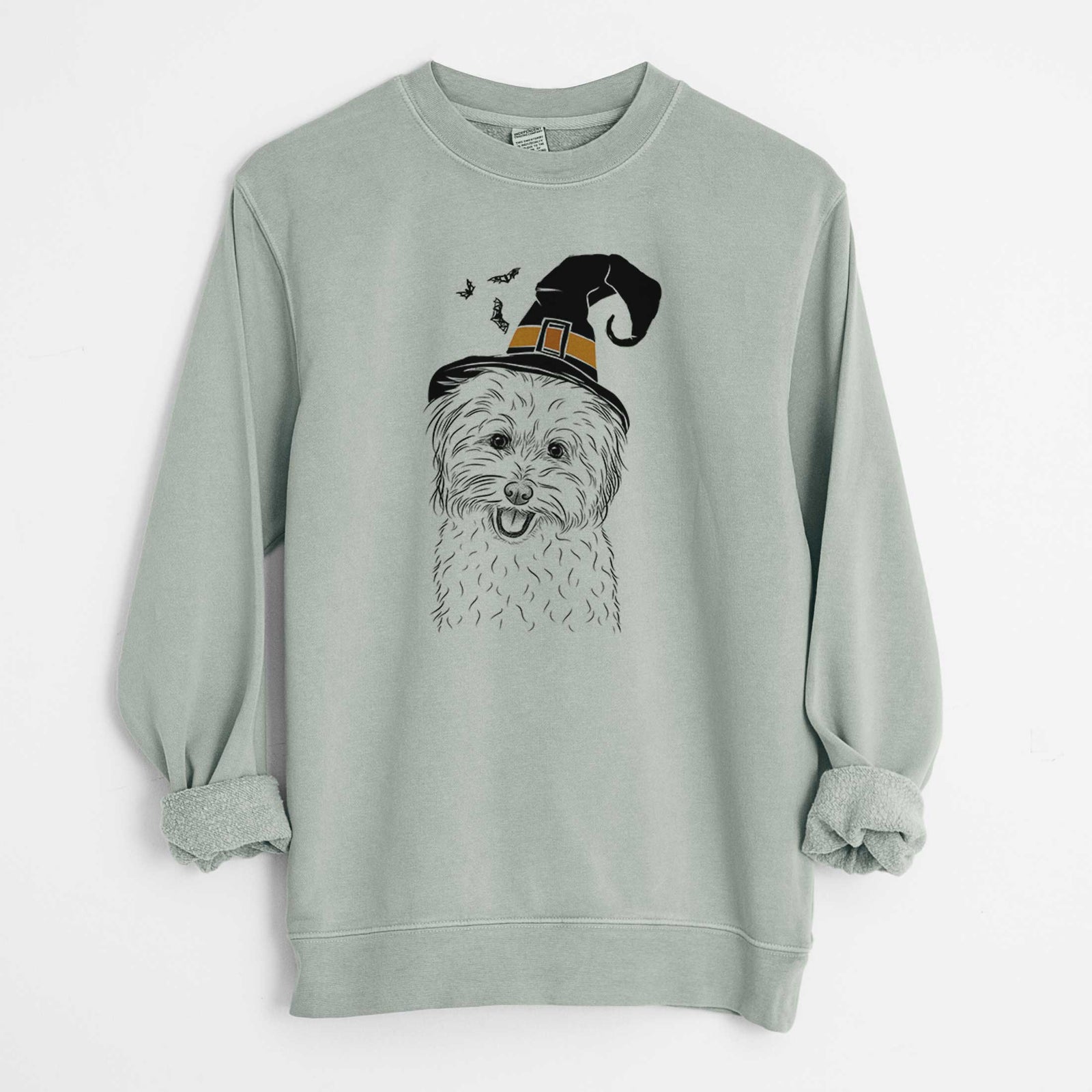 Witch Sophie Quinn the Havanese - Unisex Pigment Dyed Crew Sweatshirt