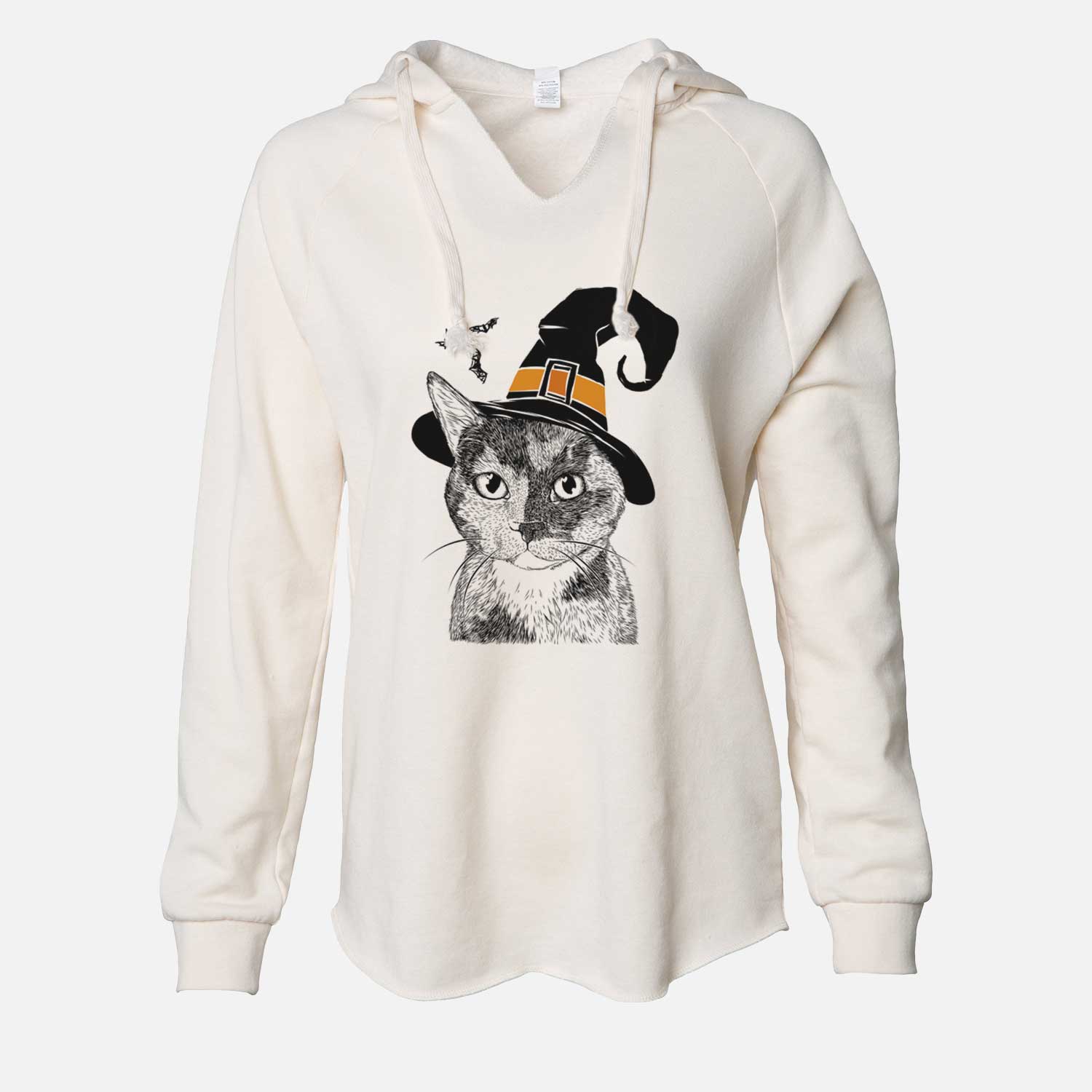 Witch Spooky Kitty the Tortoiseshell Cat - Cali Wave Hooded Sweatshirt