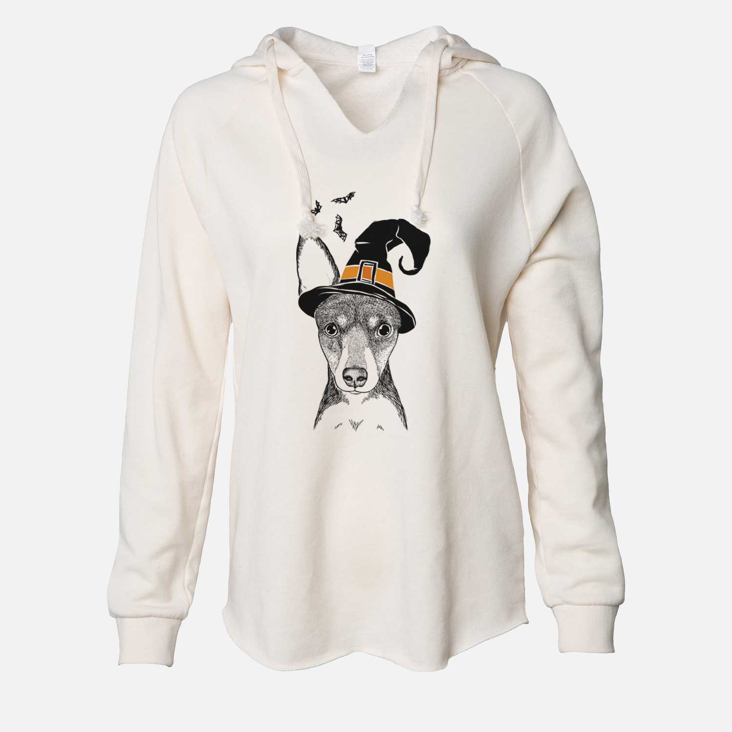 Witch Tiny the Toy Fox Terrier - Cali Wave Hooded Sweatshirt