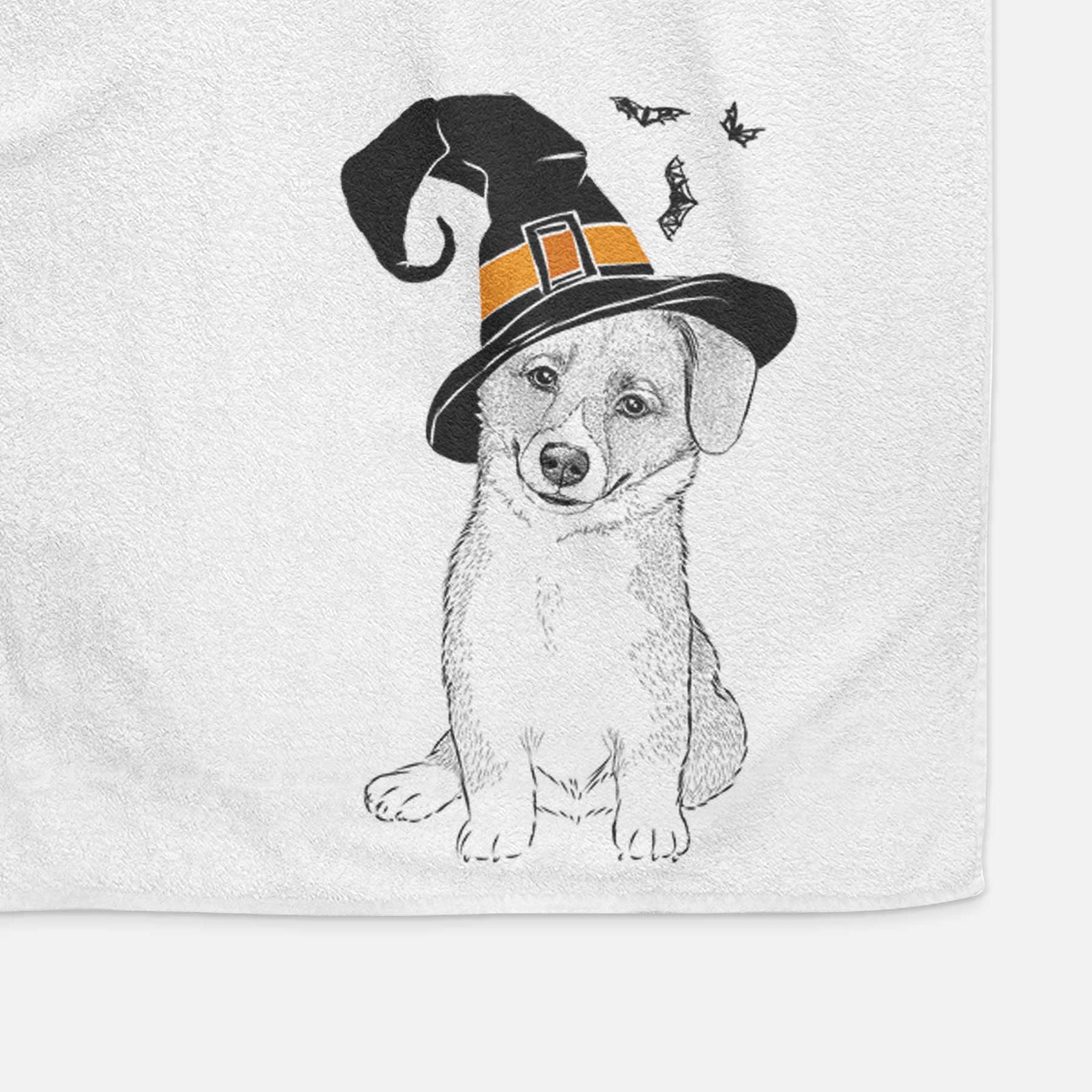 Toby the Corgi Puppy Decorative Hand Towel