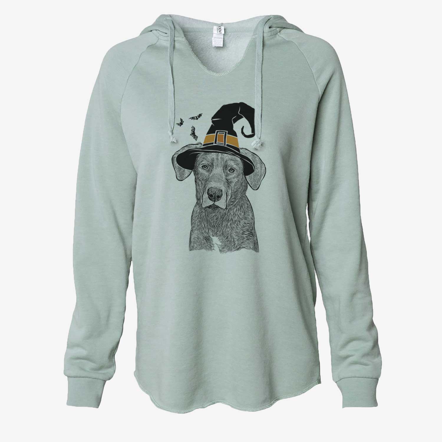Witch Tom the Lab Dane Mix - Cali Wave Hooded Sweatshirt