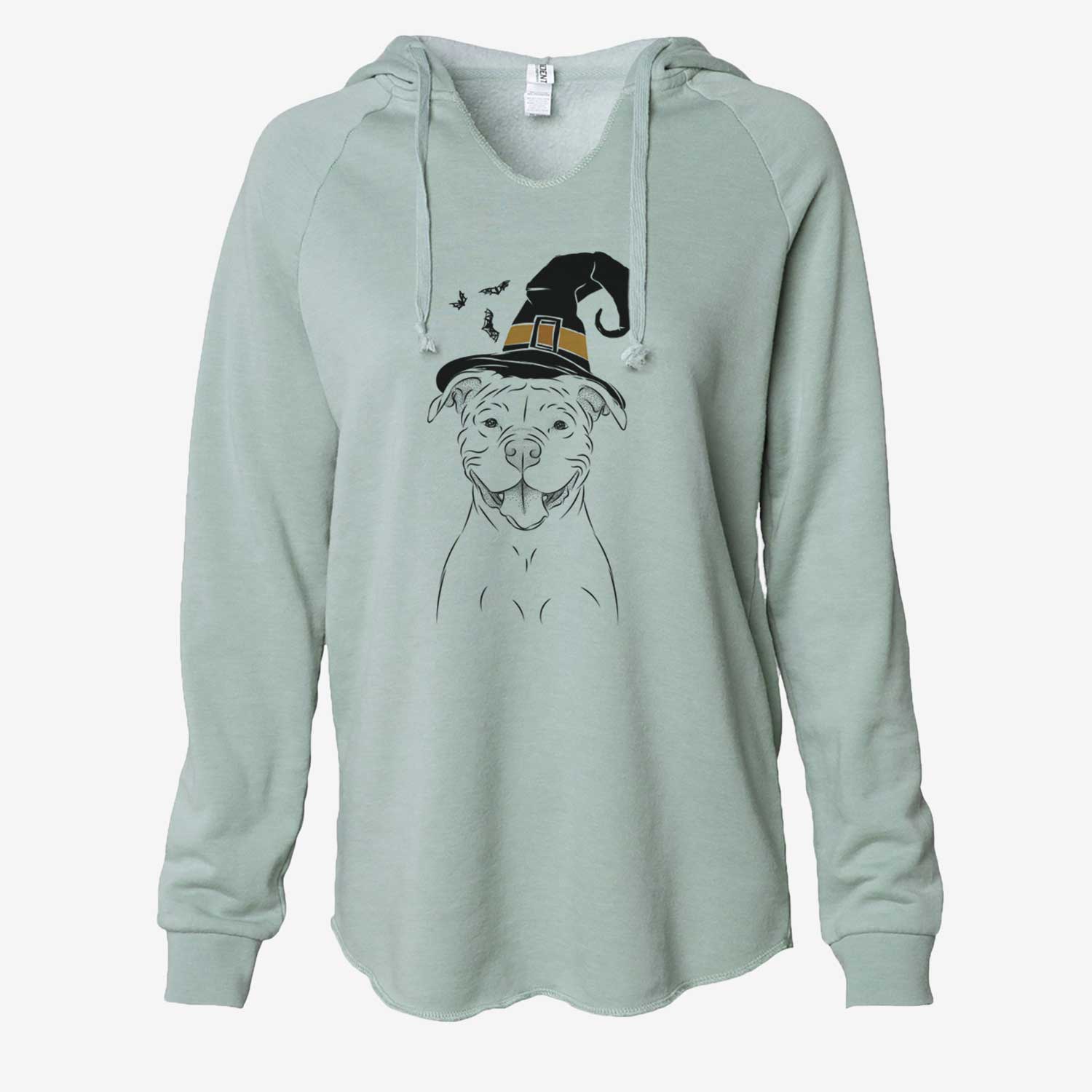 Witch Tyson the American Bulldog - Cali Wave Hooded Sweatshirt