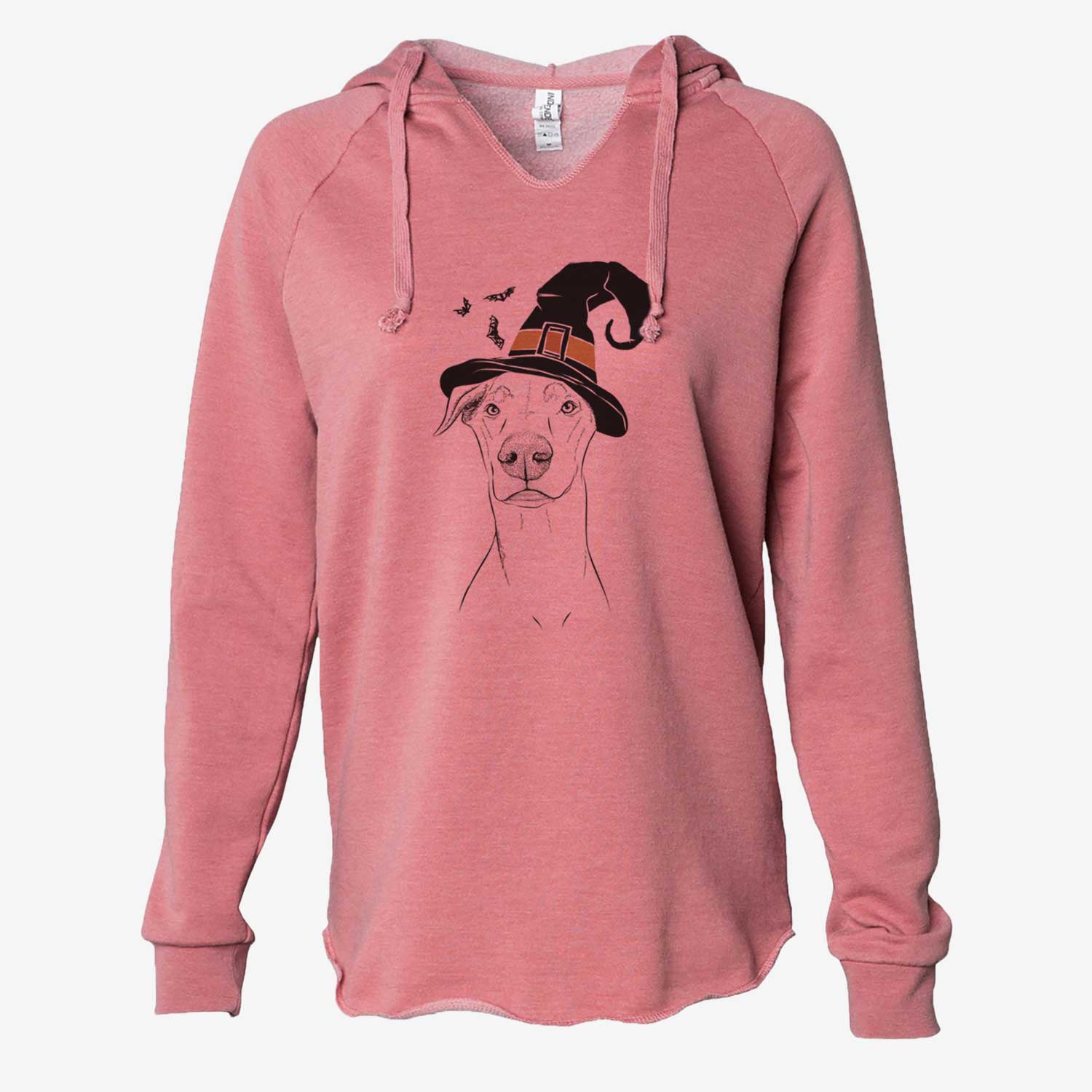 Witch Walter the White Doberman Rescue - Cali Wave Hooded Sweatshirt