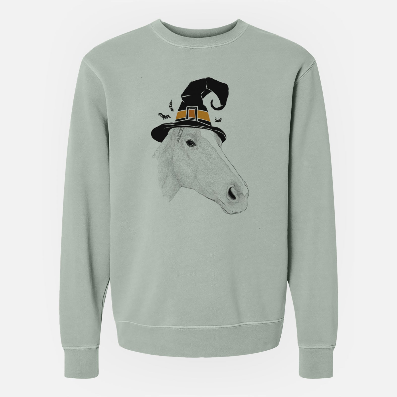 Witch Westley the Horse - Unisex Pigment Dyed Crew Sweatshirt