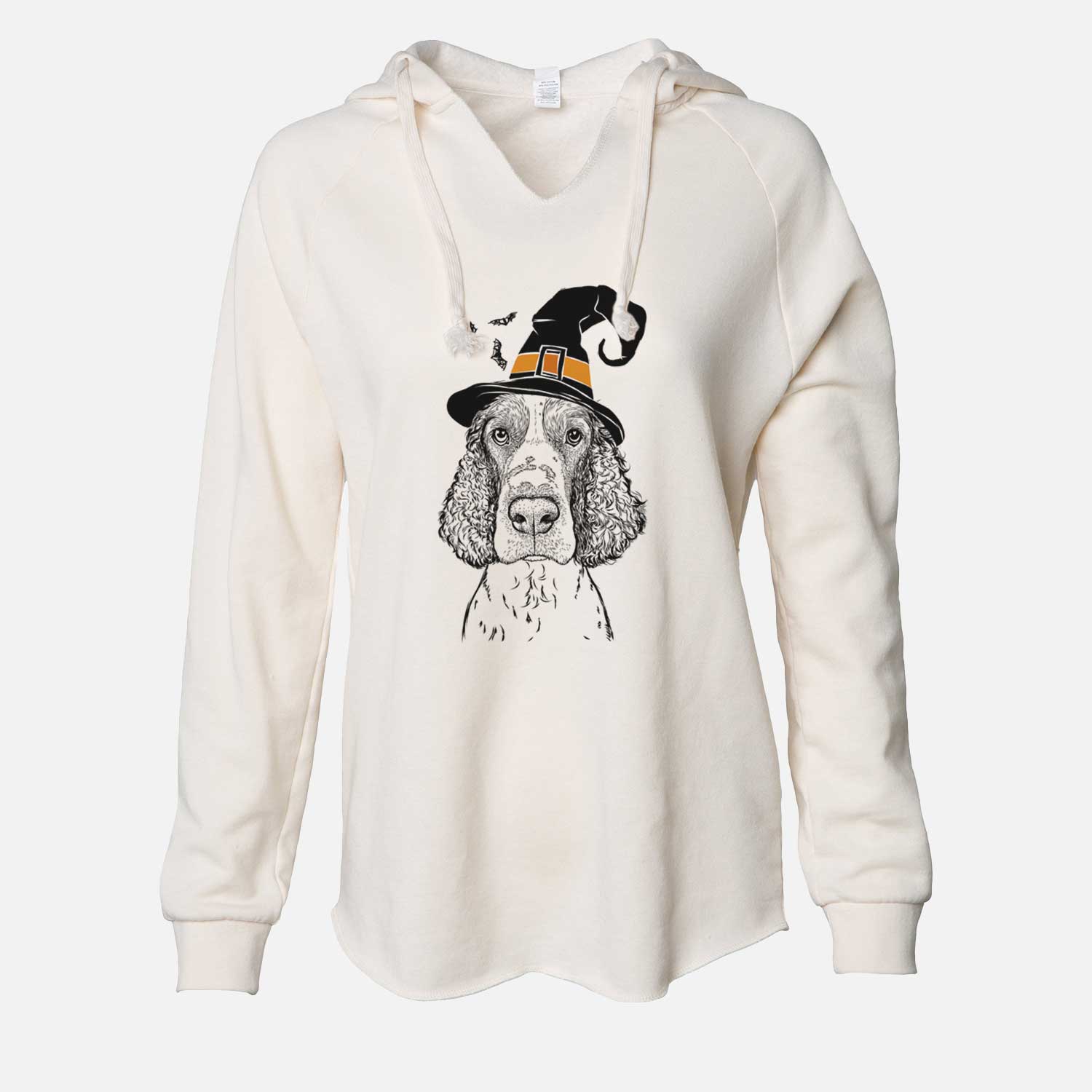 Witch Wilbur the English Springer Spaniel - Cali Wave Hooded Sweatshirt