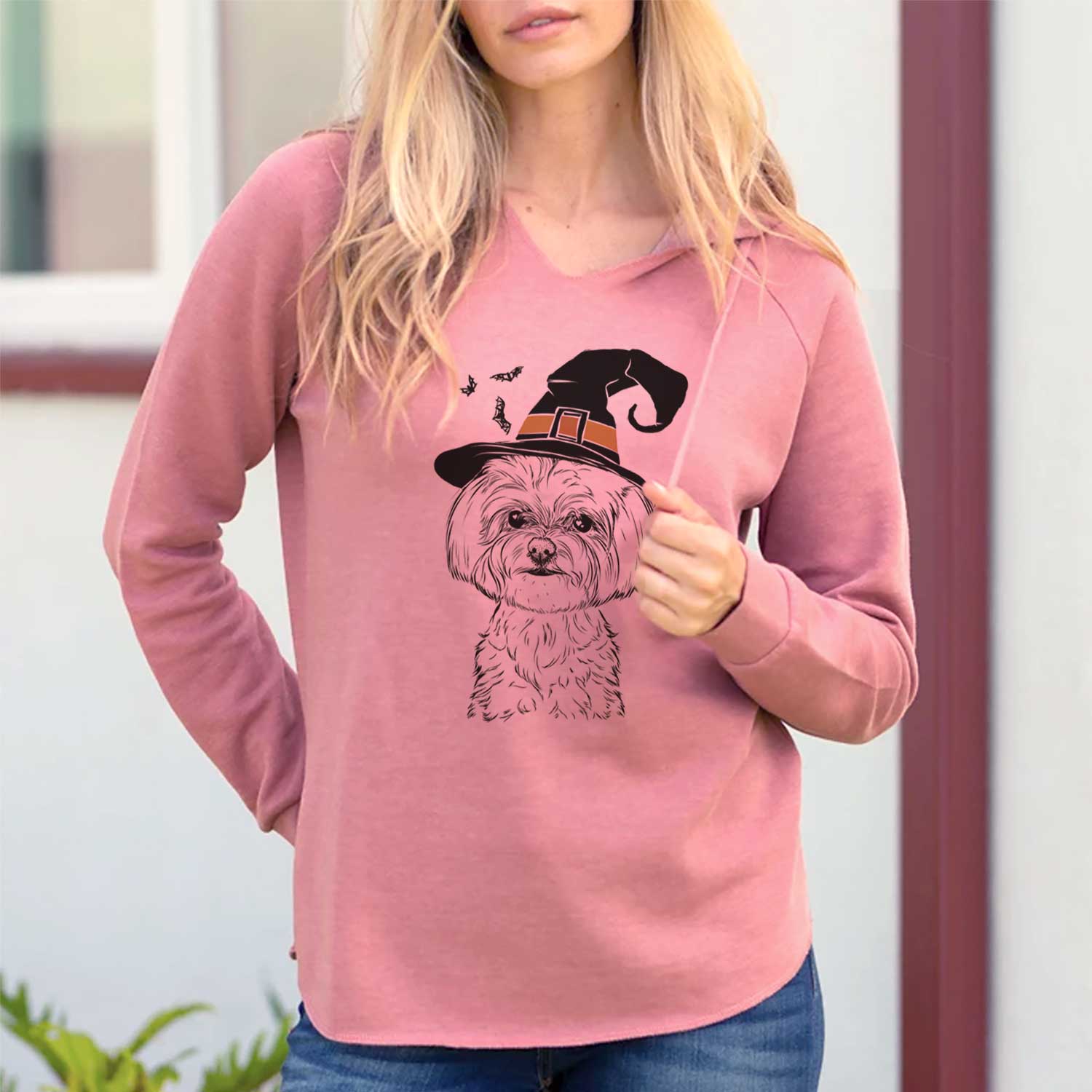 Witch Willow the Maltese - Cali Wave Hooded Sweatshirt