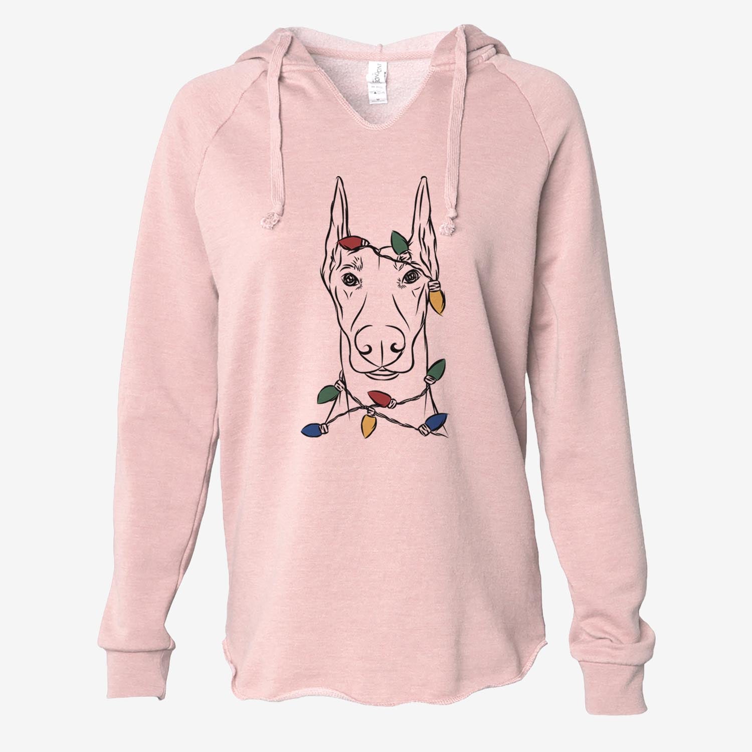 Duke the Doberman Pinscher - Cali Wave Hooded Sweatshirt