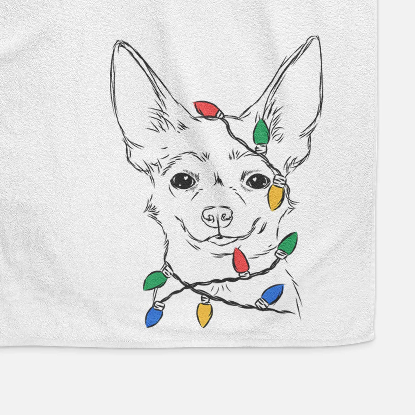 Amos the Chihuahua Decorative Hand Towel